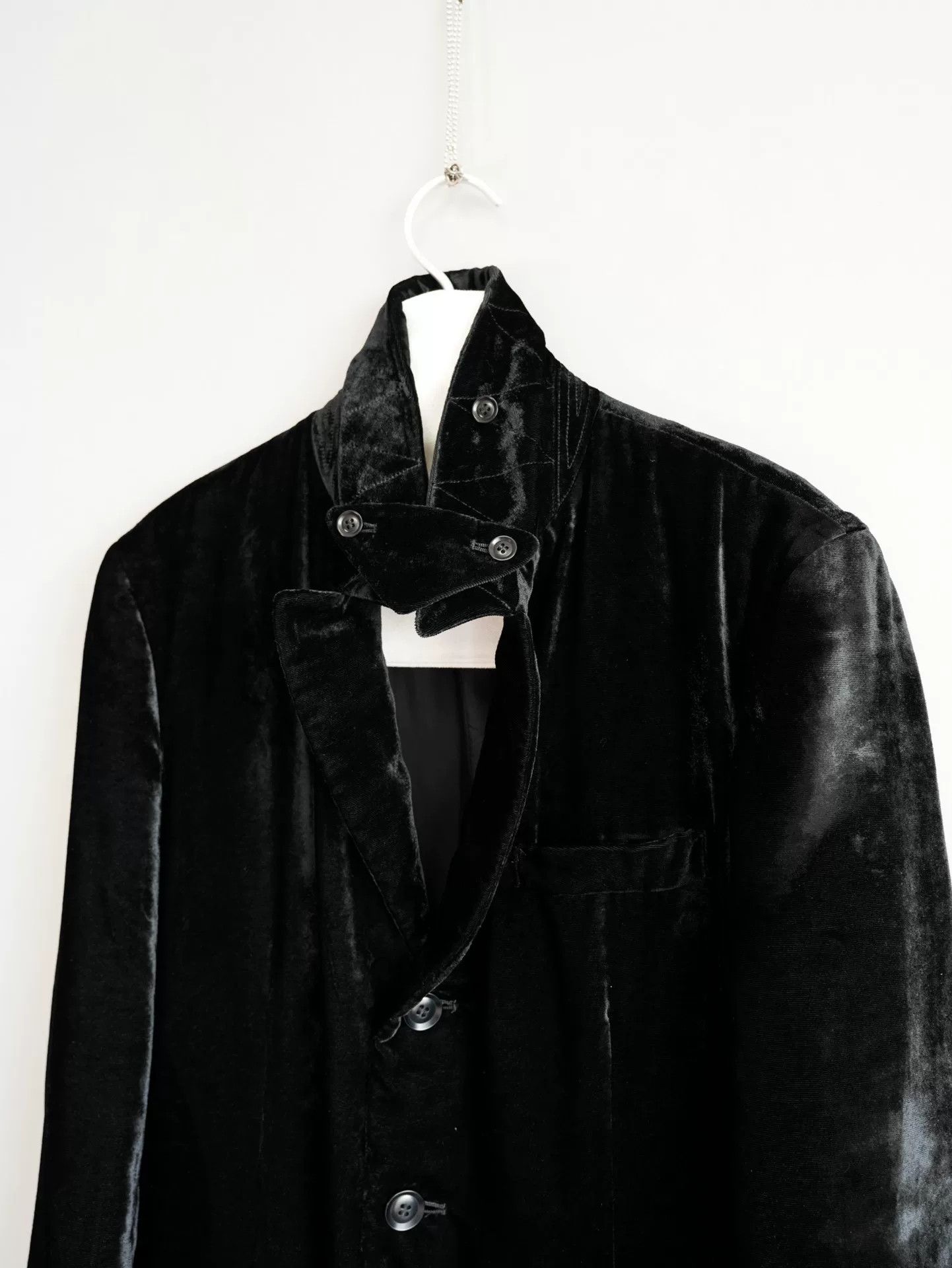 Yohji Yamamoto yohji yamamoto black velvet dr.jkt coat Size US L / EU 52-54 / 3 - 5 Thumbnail