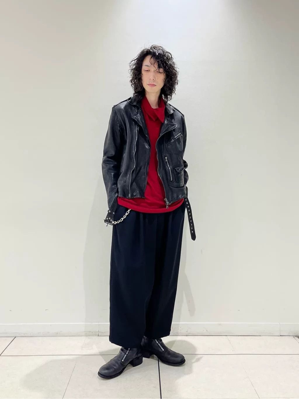 Isamu Katayama Backlash yohji yamamoto black leather biker jacket Size US M / EU 48-50 / 2 - 3 Thumbnail