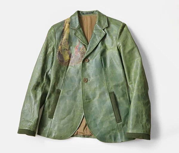 Yohji Yamamoto Yohji Yamamoto Cobra Skin Leather Jacket Size US S / EU 44-46 / 1 - 2 Thumbnail