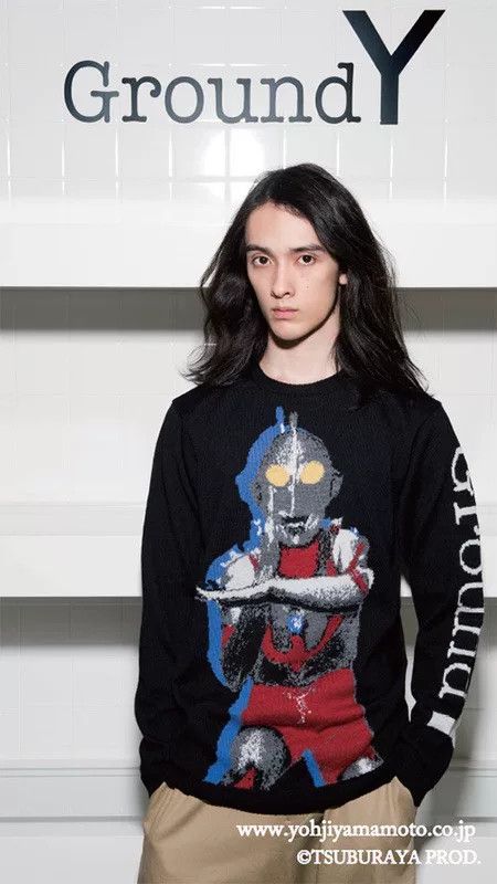 Yohji Yamamoto yohji yamamoto ultraman knit long sleeve shirt Size US M / EU 48-50 / 2 - 2 Thumbnail