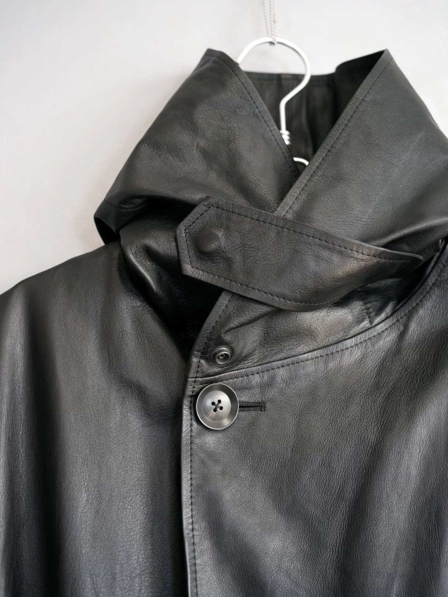 Isamu Katayama Backlash black hooded coat by yohji yamamoto Size US M / EU 48-50 / 2 - 7 Thumbnail