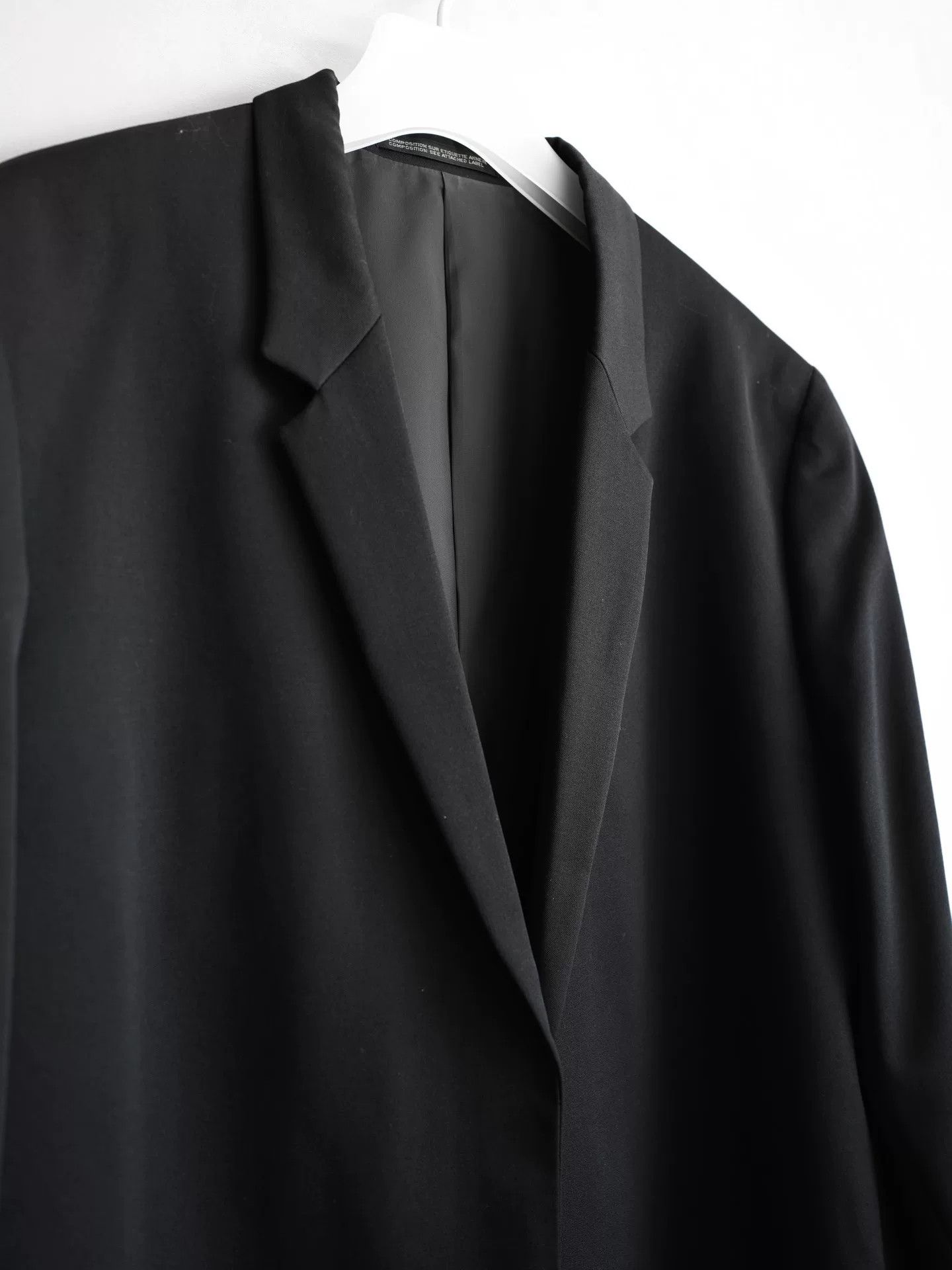 Yohji Yamamoto Yohji Yamamoto Black Long Coat Without Buttons Size US S / EU 44-46 / 1 - 5 Thumbnail