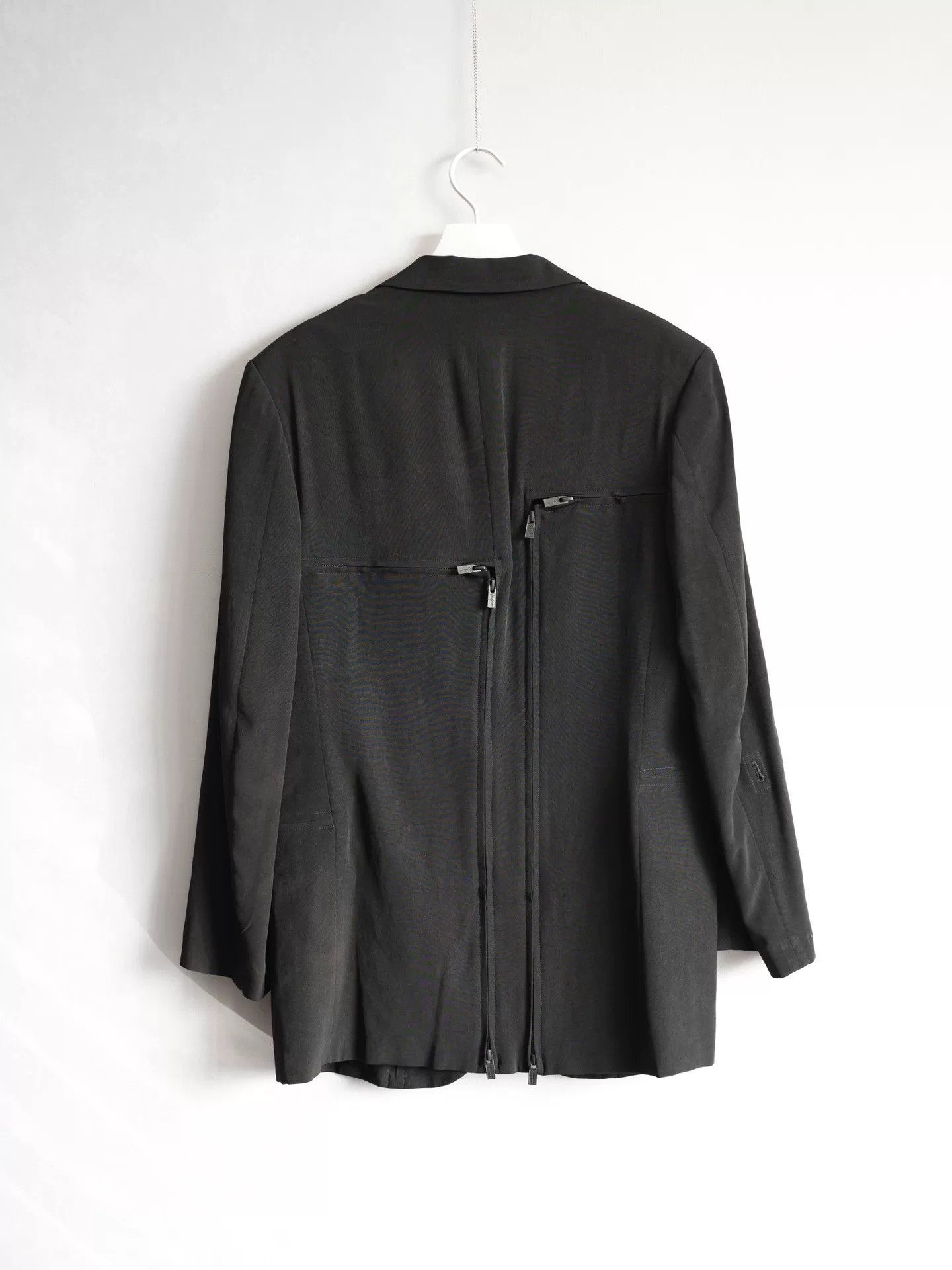 Yohji Yamamoto Yohji Yamamoto Zipper Deconstructed Jacket Size US M / EU 48-50 / 2 - 2 Thumbnail