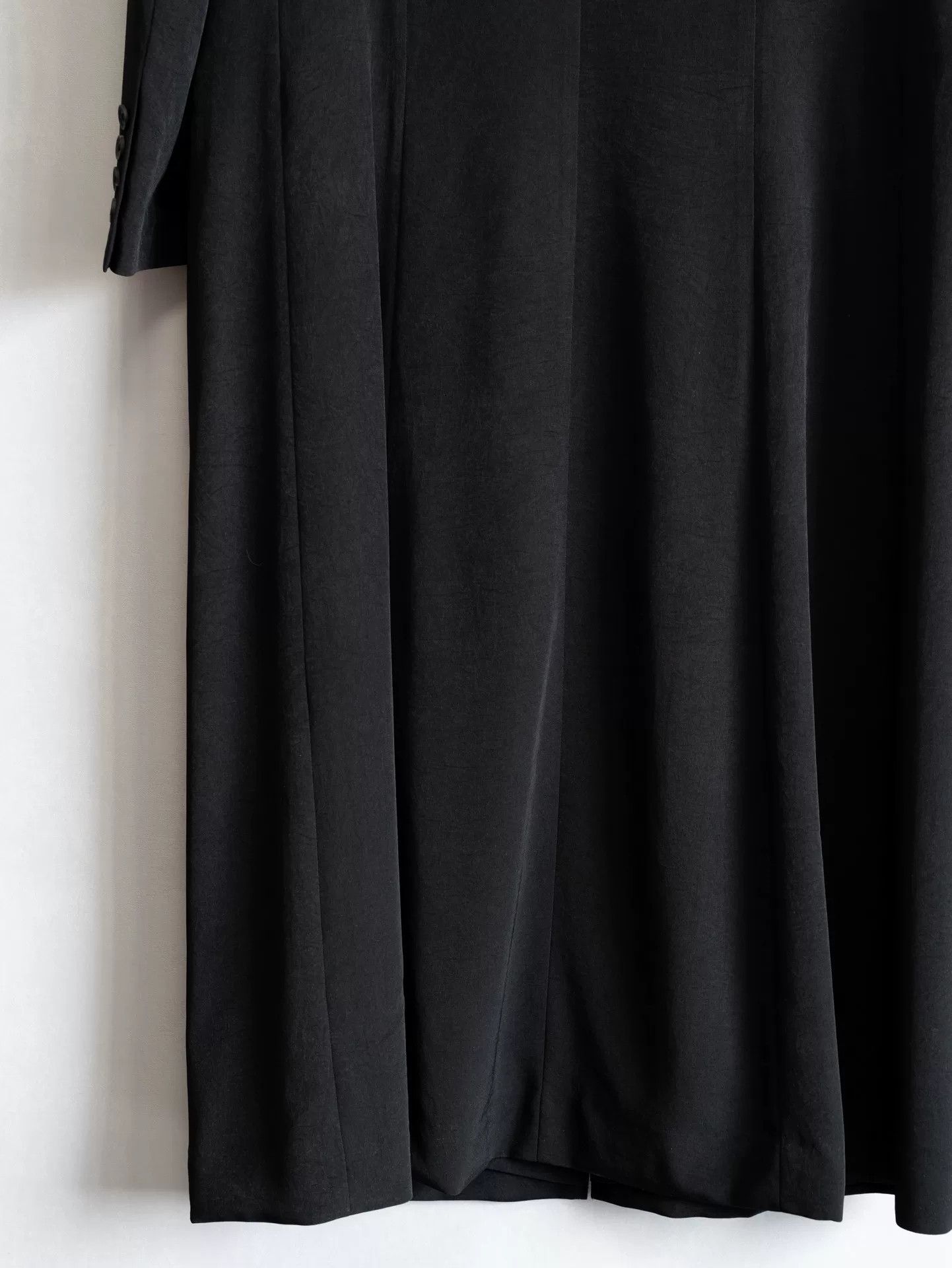 Yohji Yamamoto elegant black tailcoat with pleated design Size M / US 6-8 / IT 42-44 - 7 Thumbnail