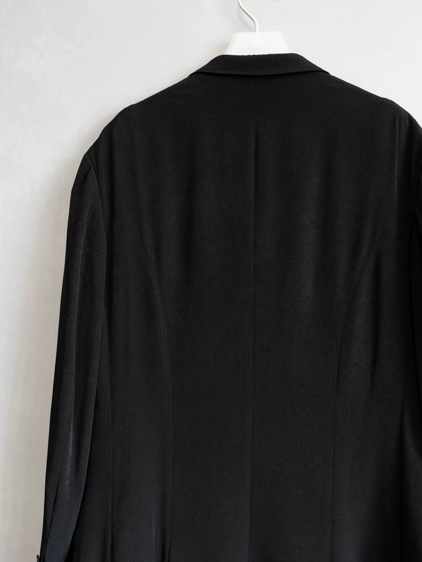 Yohji Yamamoto elegant black tailcoat with pleated design Size M / US 6-8 / IT 42-44 - 6 Thumbnail