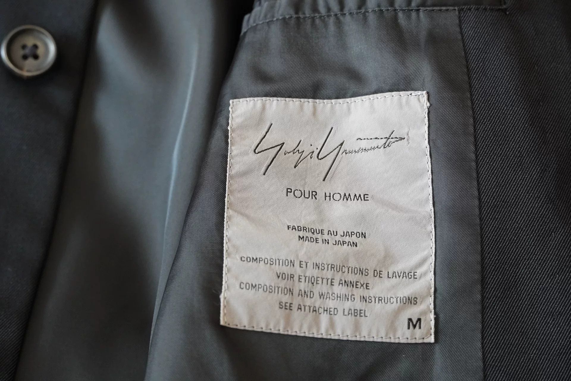 Yohji Yamamoto Yohji Yamamoto Wool Jacket 97AW Collection Size US M / EU 48-50 / 2 - 6 Thumbnail