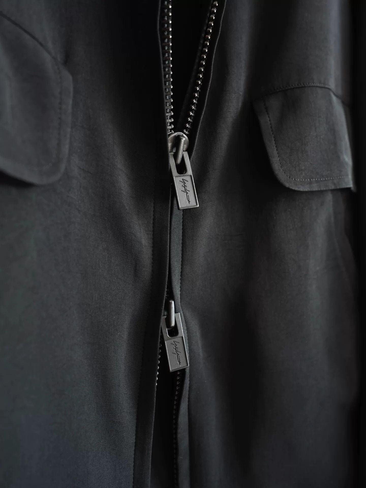 Yohji Yamamoto yohji yamamoto zipper jacket in black Size US S / EU 44-46 / 1 - 4 Thumbnail