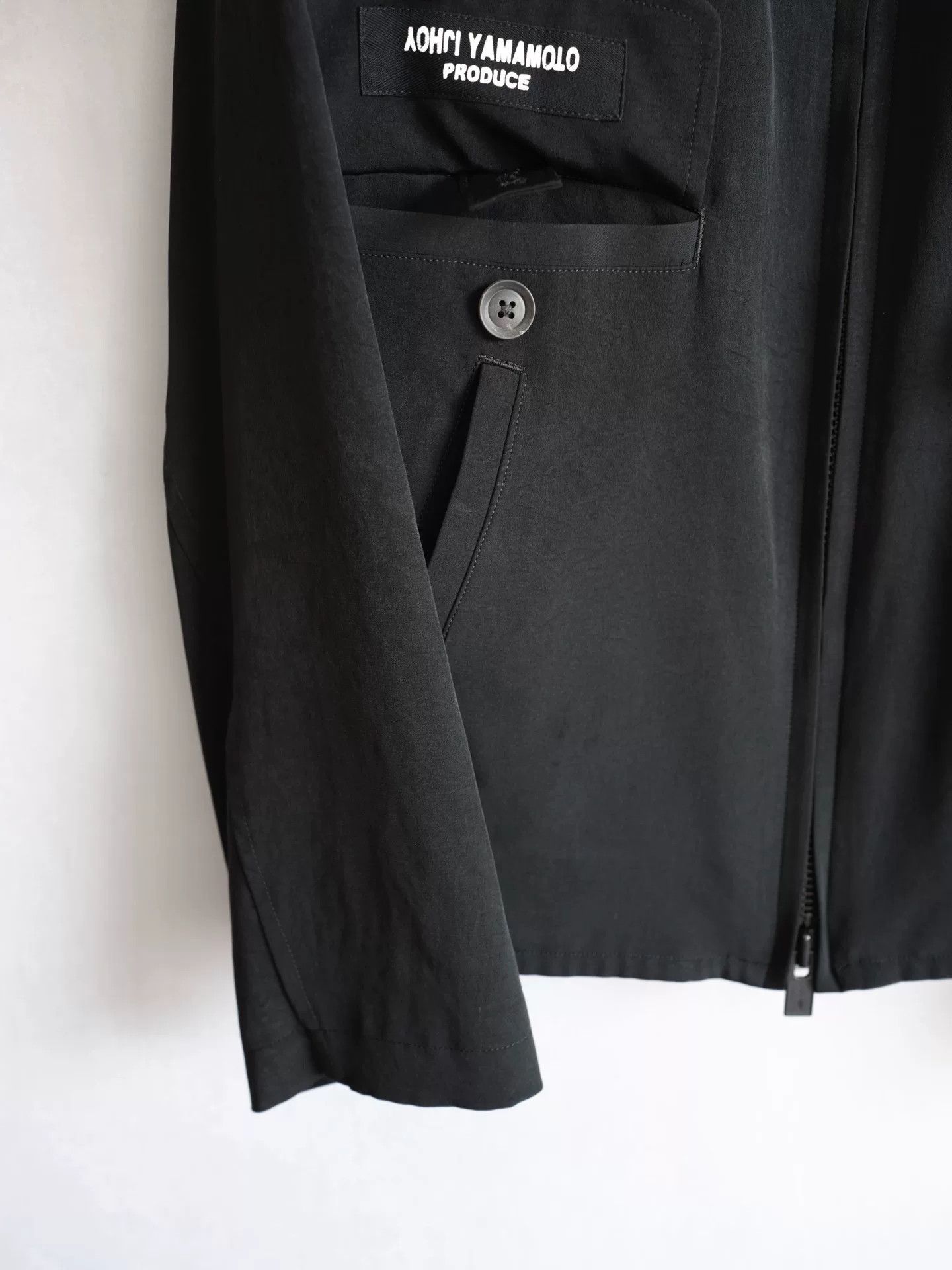 Yohji Yamamoto yohji yamamoto zipper jacket in black Size US S / EU 44-46 / 1 - 5 Thumbnail