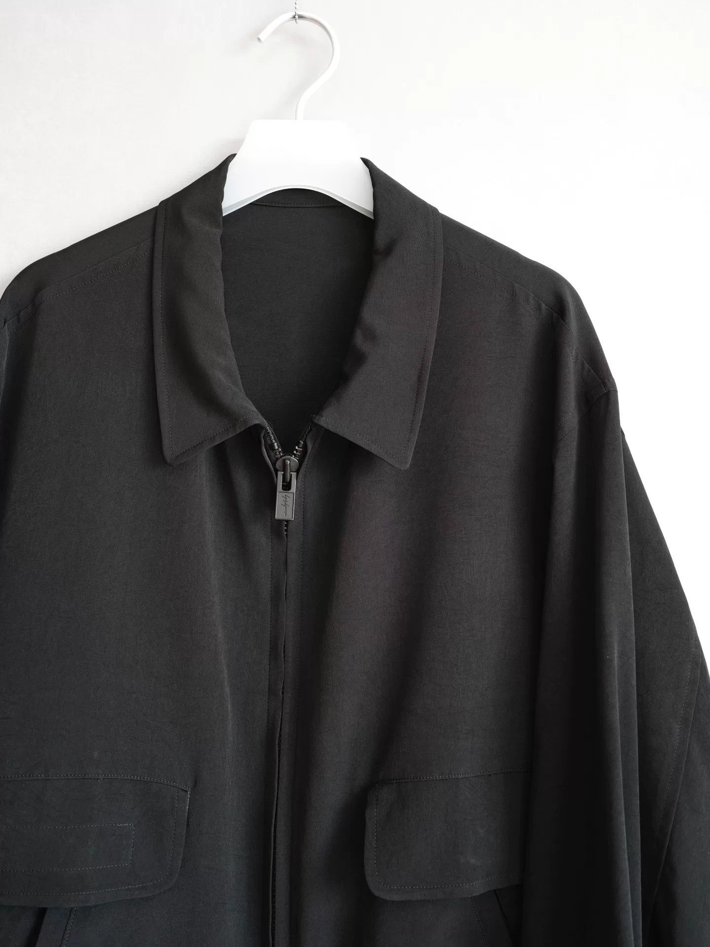 Yohji Yamamoto yohji yamamoto zipper jacket in black Size US S / EU 44-46 / 1 - 3 Thumbnail
