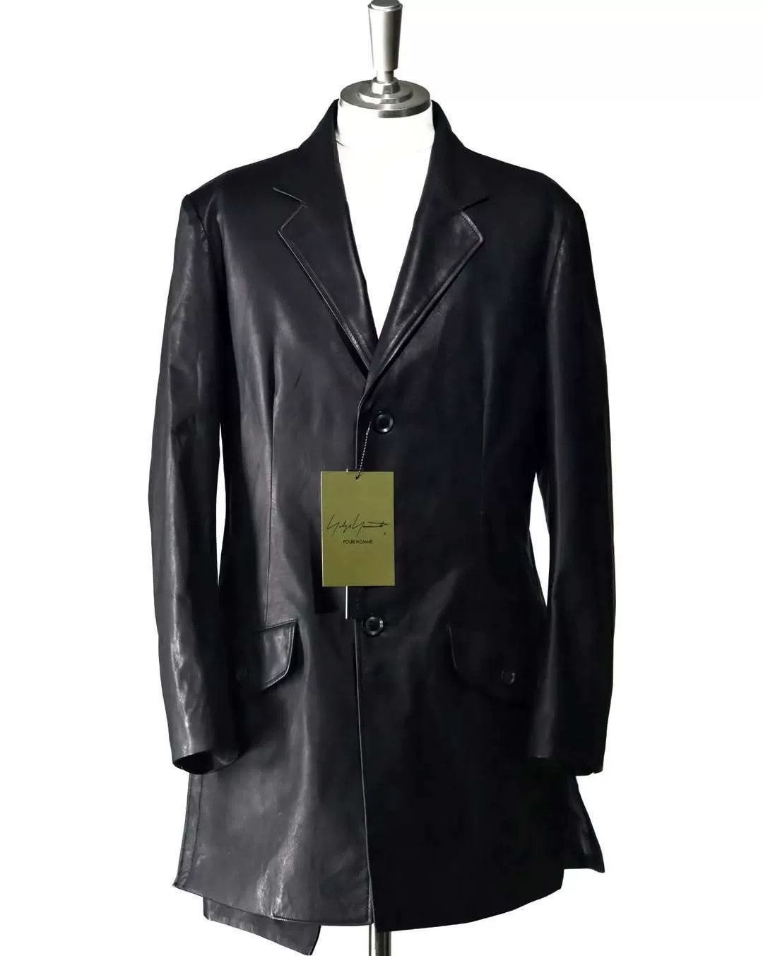 Isamu Katayama Backlash Yohji Yamamoto Isamu Katayama Leather Jacket Size US M / EU 48-50 / 2 - 2 Thumbnail
