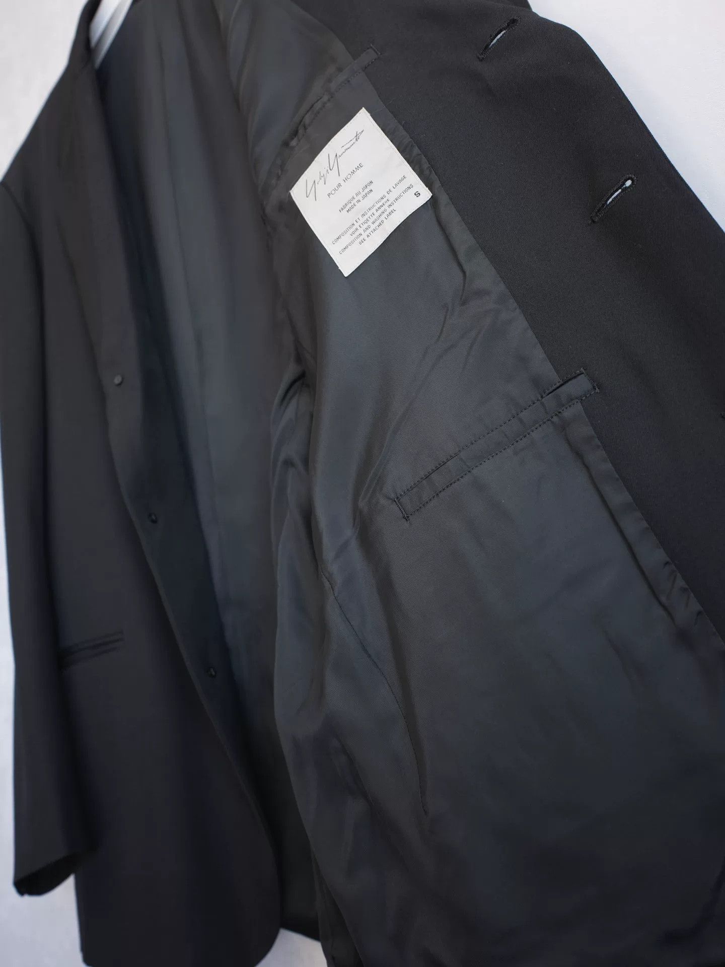 Yohji Yamamoto Yohji Yamamoto Leather Patch Jacket Size US S / EU 44-46 / 1 - 7 Thumbnail