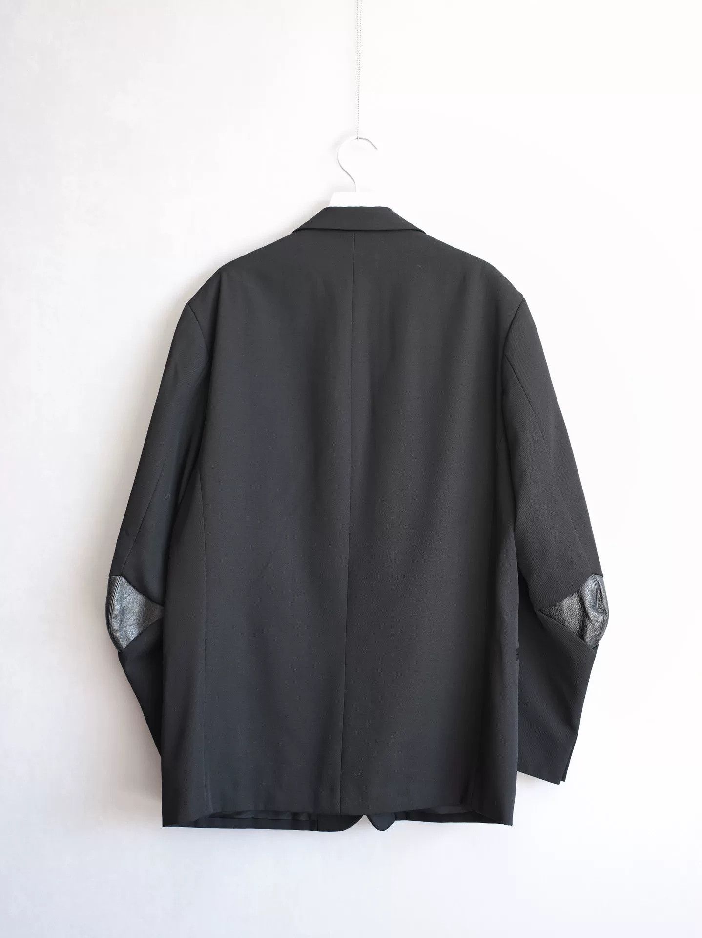 Yohji Yamamoto Yohji Yamamoto Leather Patch Jacket Size US S / EU 44-46 / 1 - 3 Thumbnail