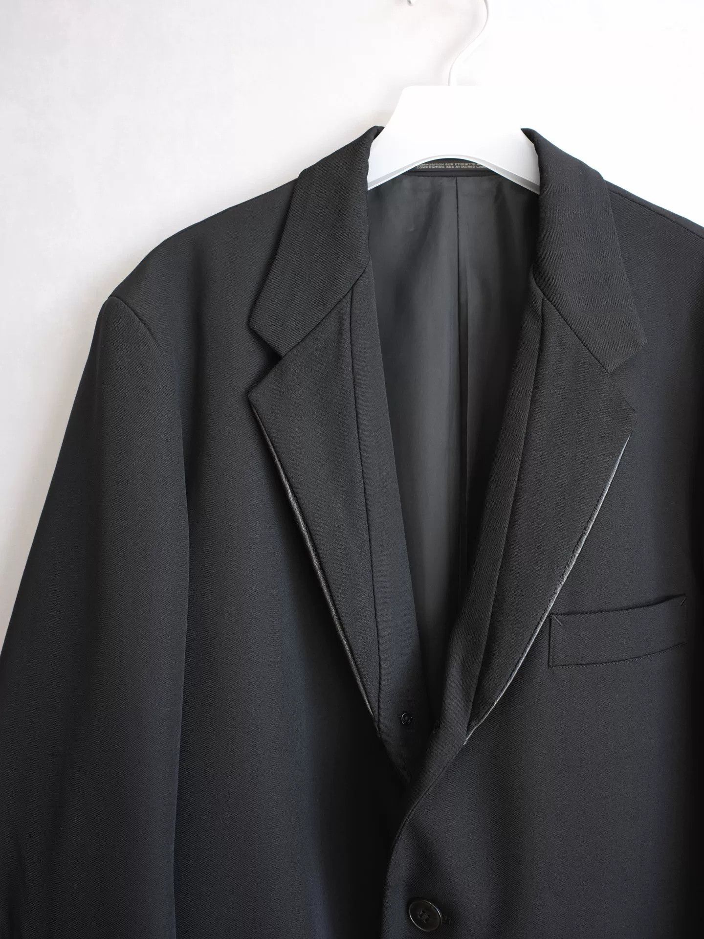 Yohji Yamamoto Yohji Yamamoto Leather Patch Jacket Size US S / EU 44-46 / 1 - 6 Thumbnail