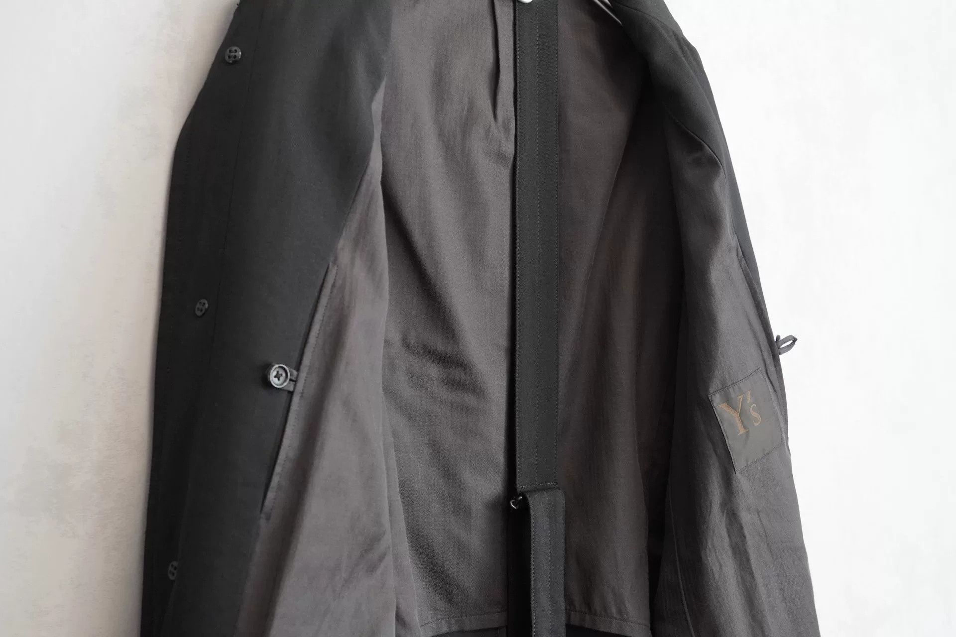 Y's y's yohji yamamoto oversized black coat Size US S / EU 44-46 / 1 - 5 Thumbnail