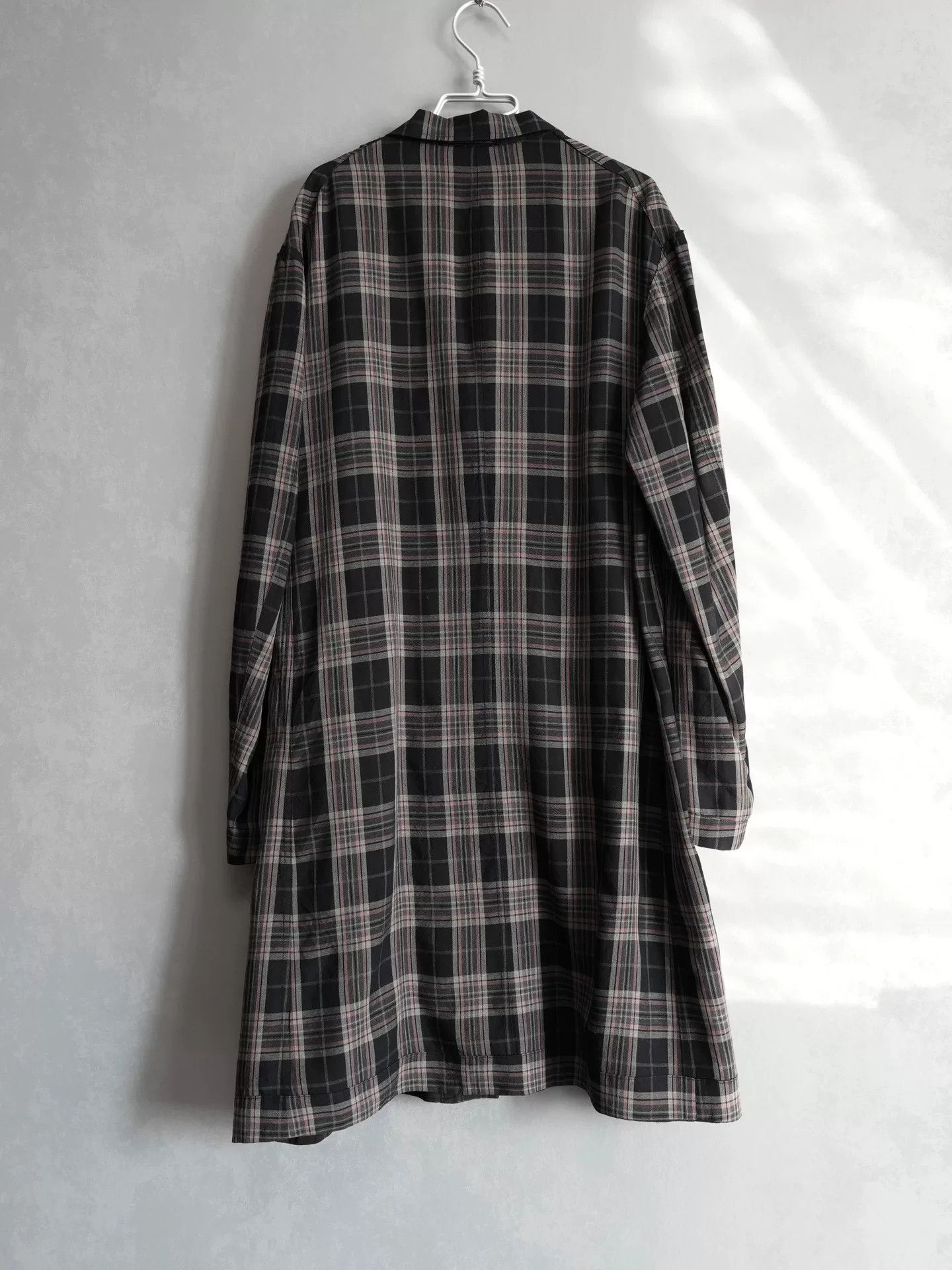 Yohji Yamamoto yohji yamamoto double-sided plaid long coat Size US L / EU 52-54 / 3 - 5 Thumbnail