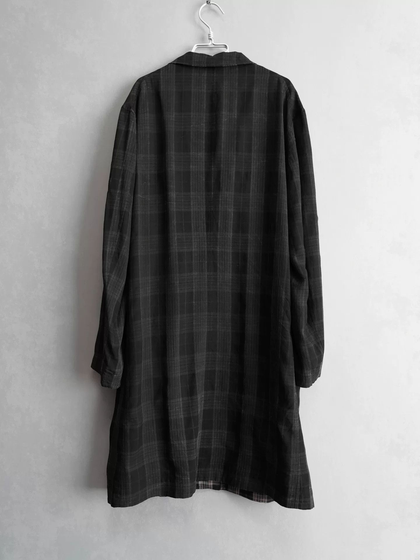 Yohji Yamamoto yohji yamamoto double-sided plaid long coat Size US L / EU 52-54 / 3 - 2 Thumbnail