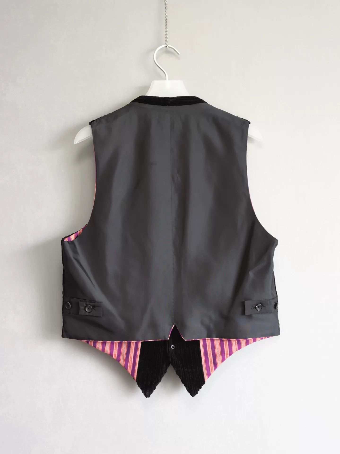 Yohji Yamamoto black corduroy four-pocket vest Size S / US 4 / IT 40 - 3 Thumbnail