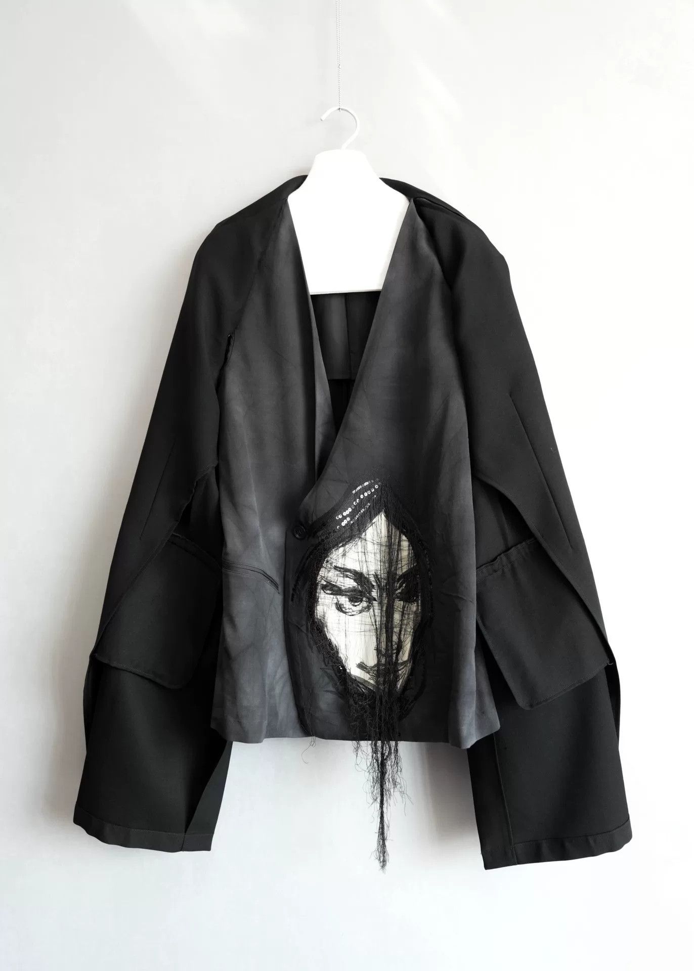 Yohji Yamamoto Yohji Yamamoto Dual-Face Coat Size US M / EU 48-50 / 2 - 5 Thumbnail