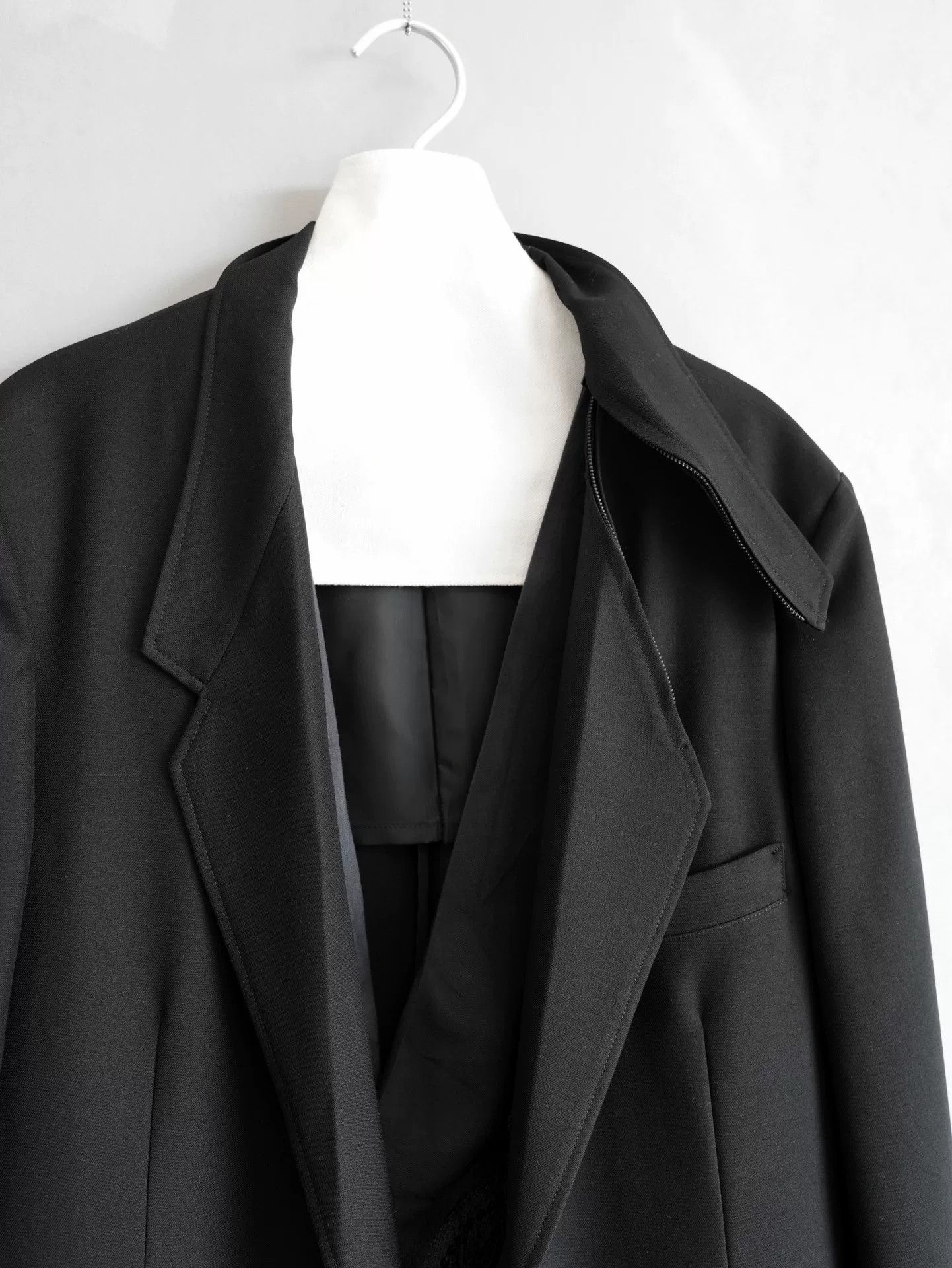 Yohji Yamamoto Yohji Yamamoto Dual-Face Coat Size US M / EU 48-50 / 2 - 7 Thumbnail