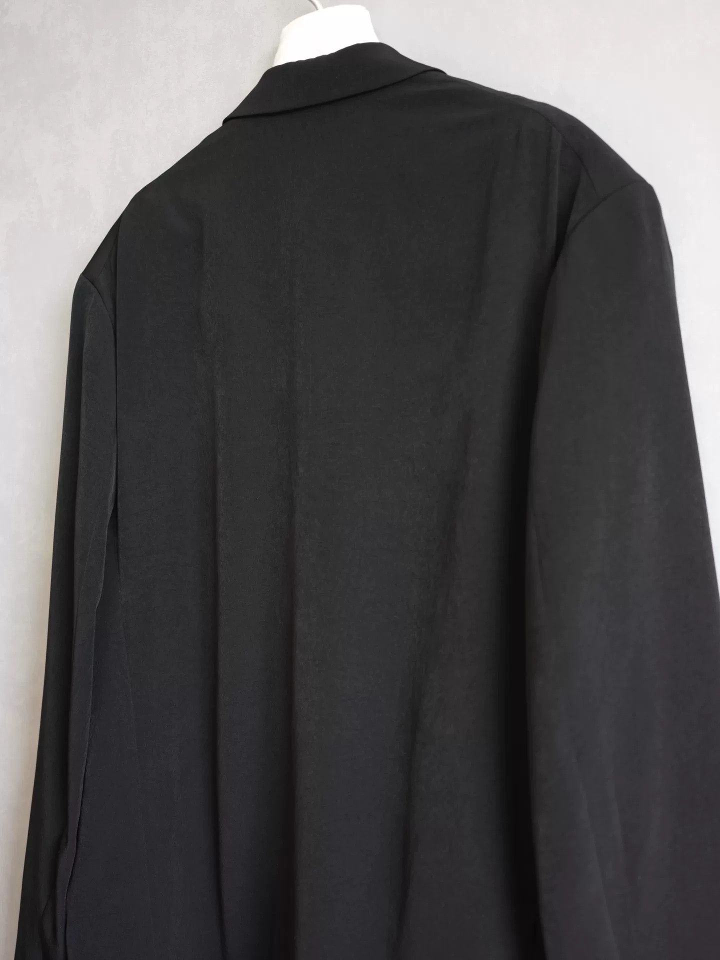 Yohji Yamamoto black long coat by yohji yamamoto Size S / US 4 / IT 40 - 6 Thumbnail