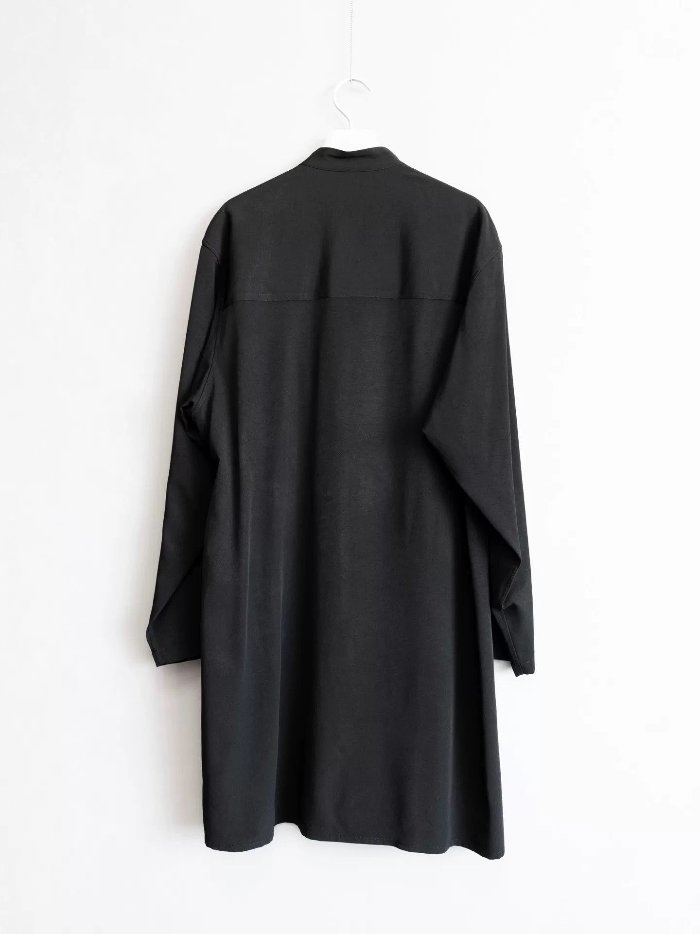 Yohji Yamamoto Yohji Yamamoto Black Button-Up Shirt Size US M / EU 48-50 / 2 - 2 Thumbnail