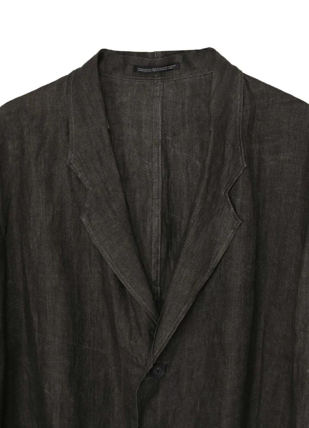 Yohji Yamamoto yohji yamamoto ink-dyed linen jacket Size US M / EU 48-50 / 2 - 5 Thumbnail