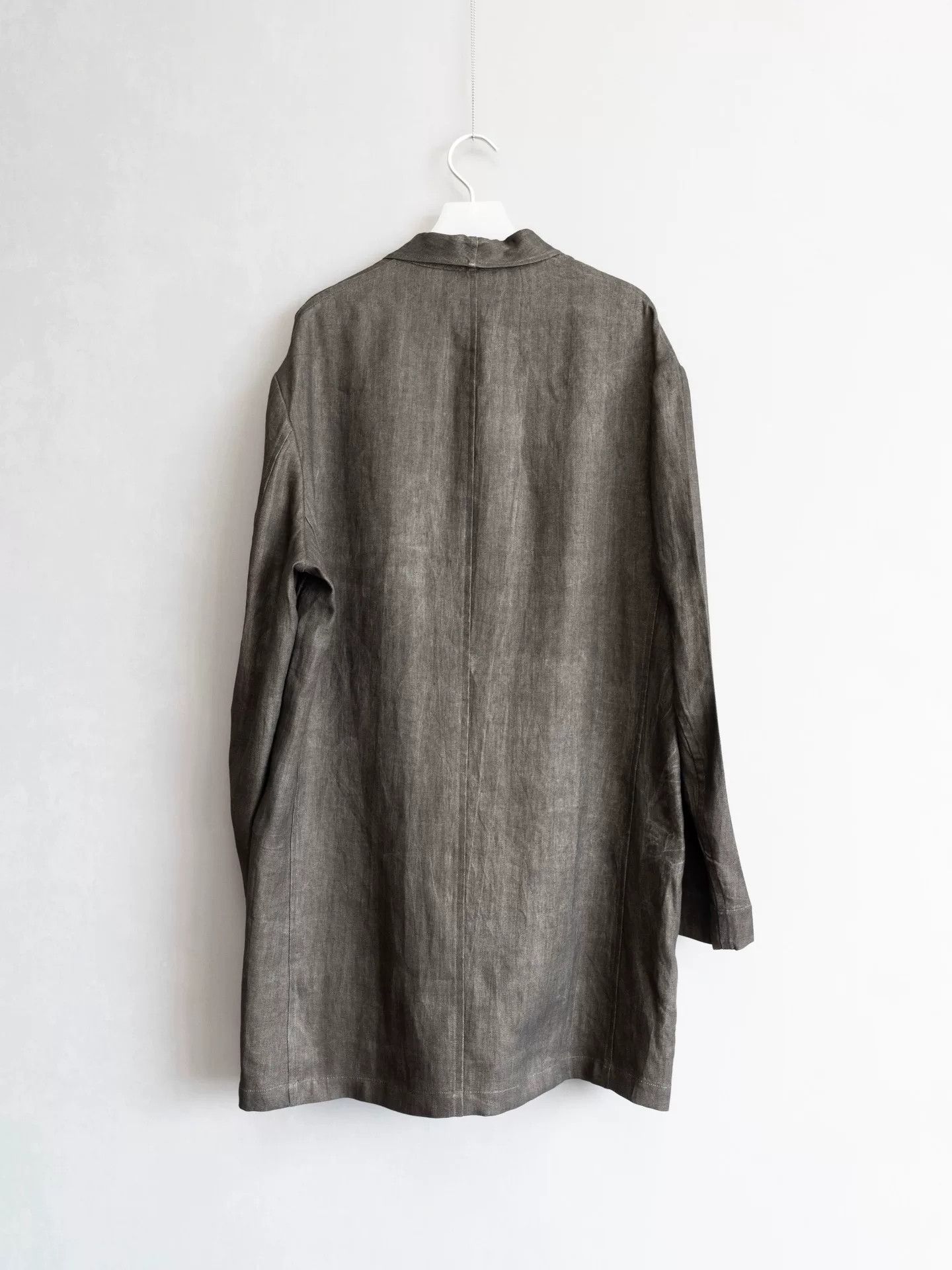 Yohji Yamamoto yohji yamamoto ink-dyed linen jacket Size US M / EU 48-50 / 2 - 8 Thumbnail