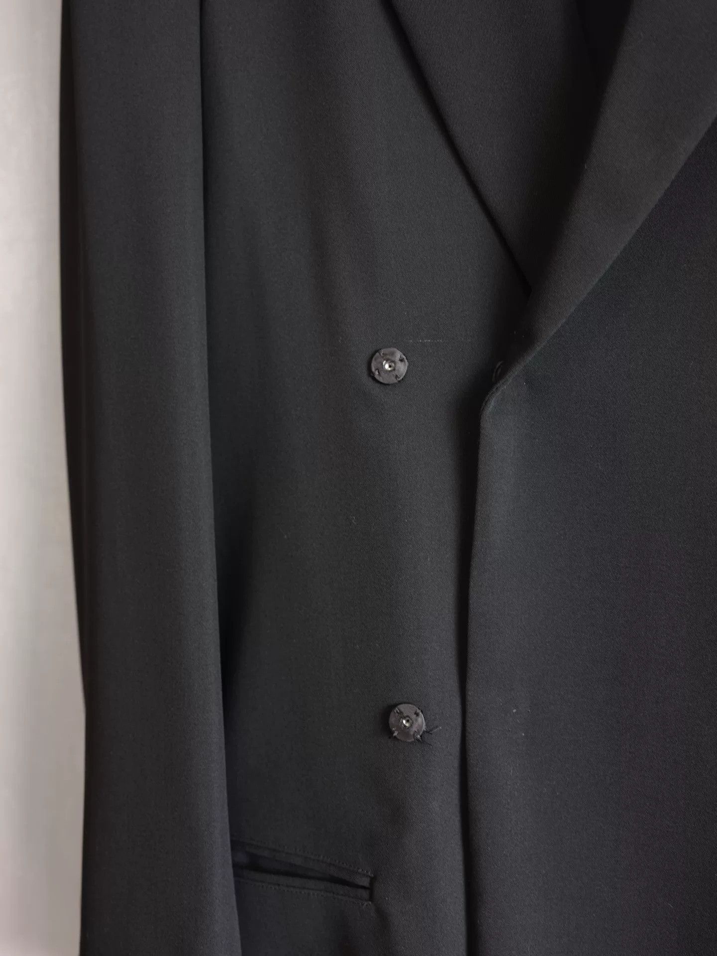 Yohji Yamamoto asymmetrical double-breasted waist jacket Size S / US 4 / IT 40 - 6 Thumbnail