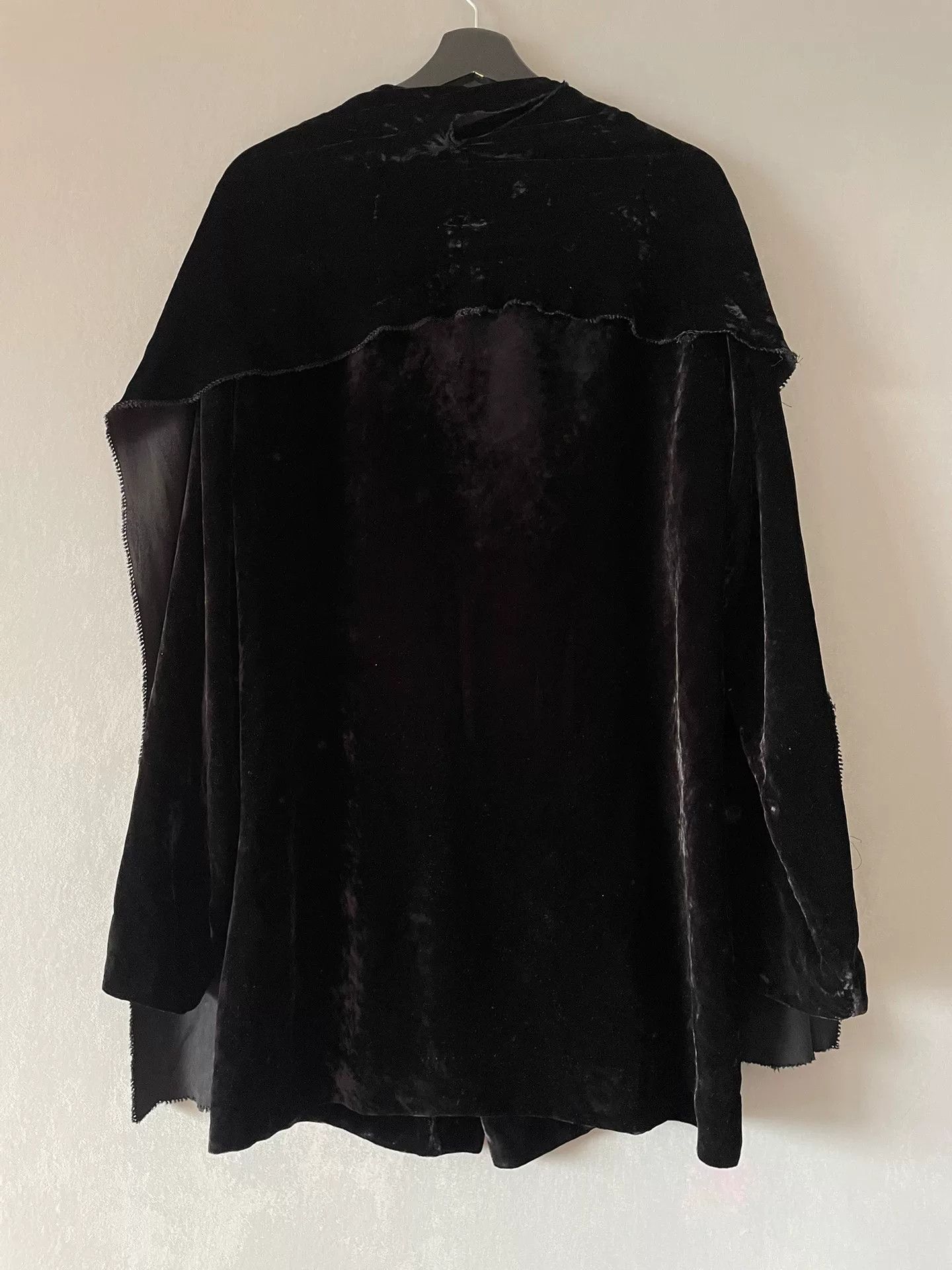 Yohji Yamamoto Yohji Yamamoto 1999AW Velvet Shirt Scarf Pair Size M / US 6-8 / IT 42-44 - 8 Thumbnail