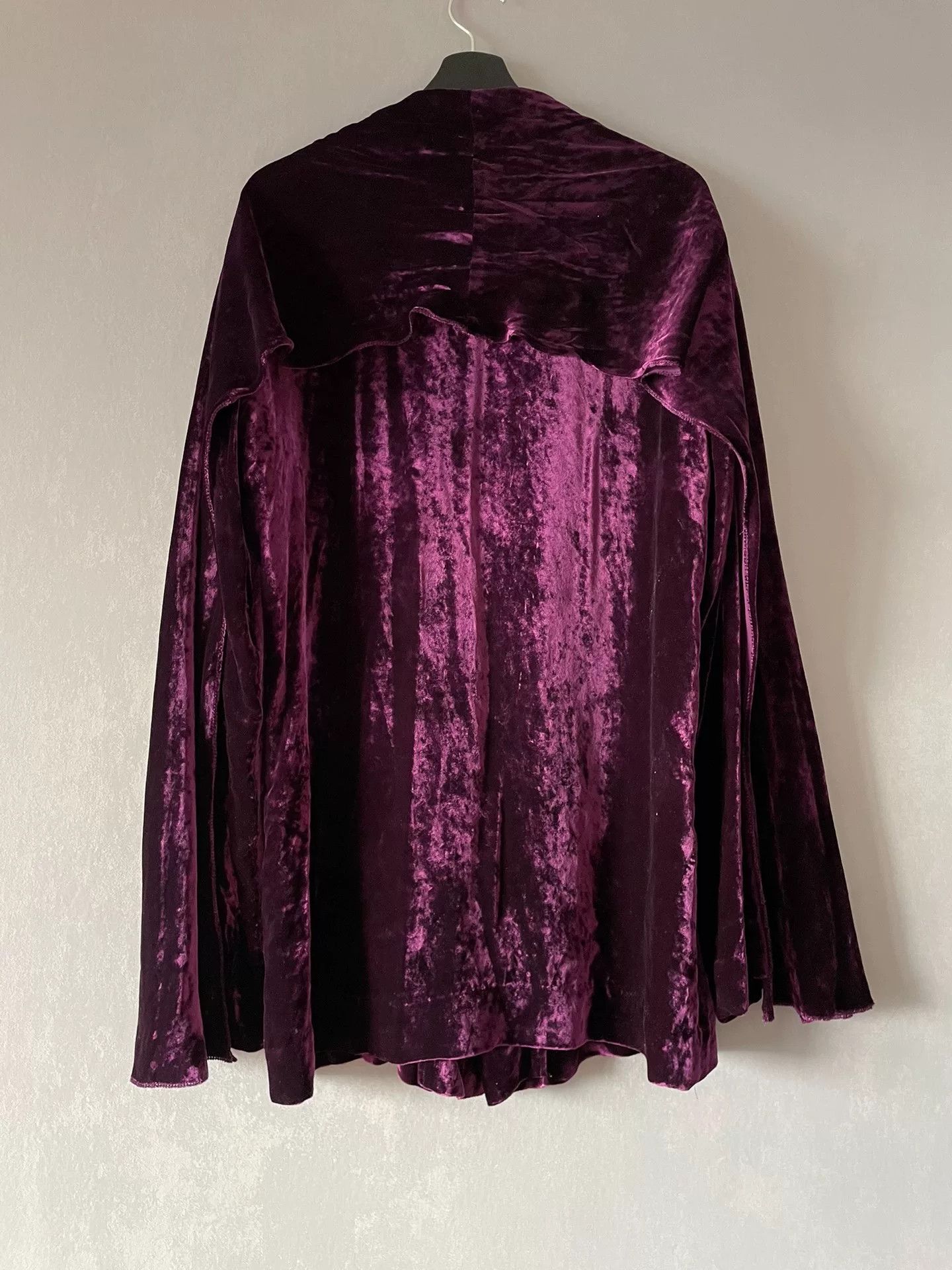 Yohji Yamamoto Yohji Yamamoto 1999AW Velvet Shirt Scarf Pair Size M / US 6-8 / IT 42-44 - 4 Thumbnail