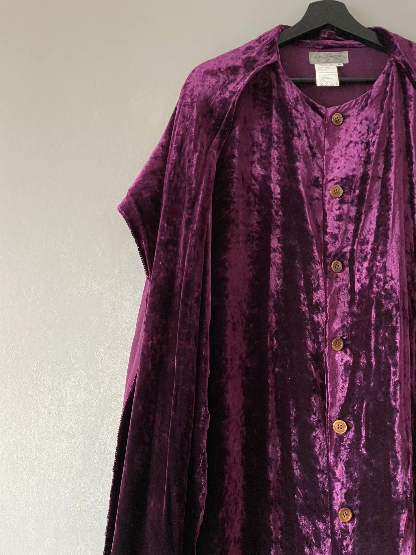 Yohji Yamamoto Yohji Yamamoto 1999AW Velvet Shirt Scarf Pair Size M / US 6-8 / IT 42-44 - 3 Thumbnail