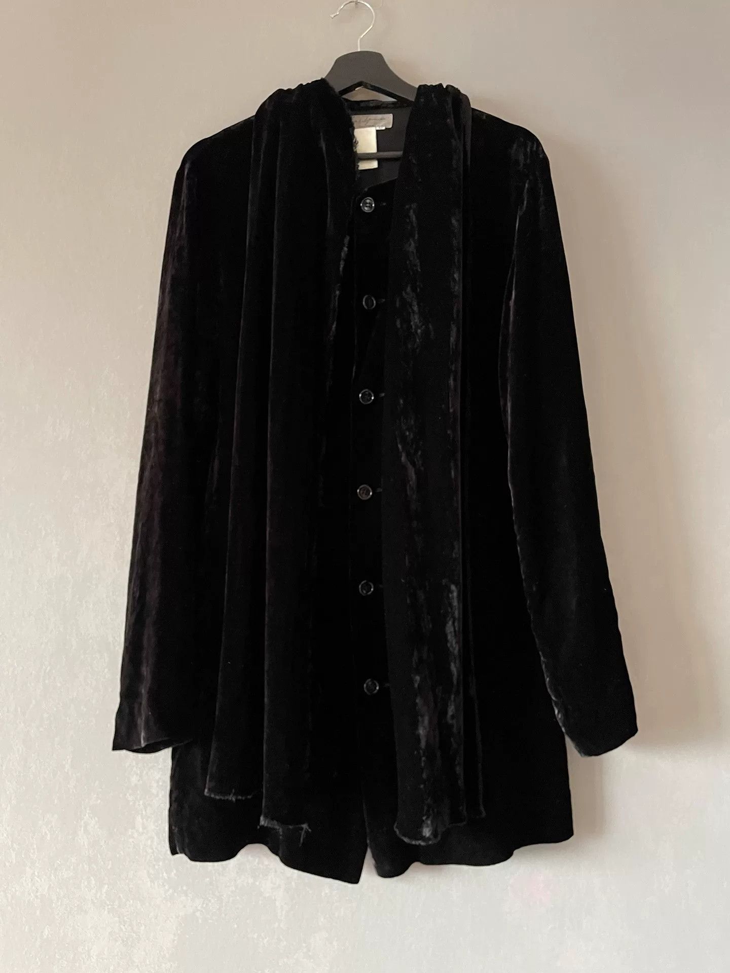 Yohji Yamamoto Yohji Yamamoto 1999AW Velvet Shirt Scarf Pair Size M / US 6-8 / IT 42-44 - 9 Thumbnail