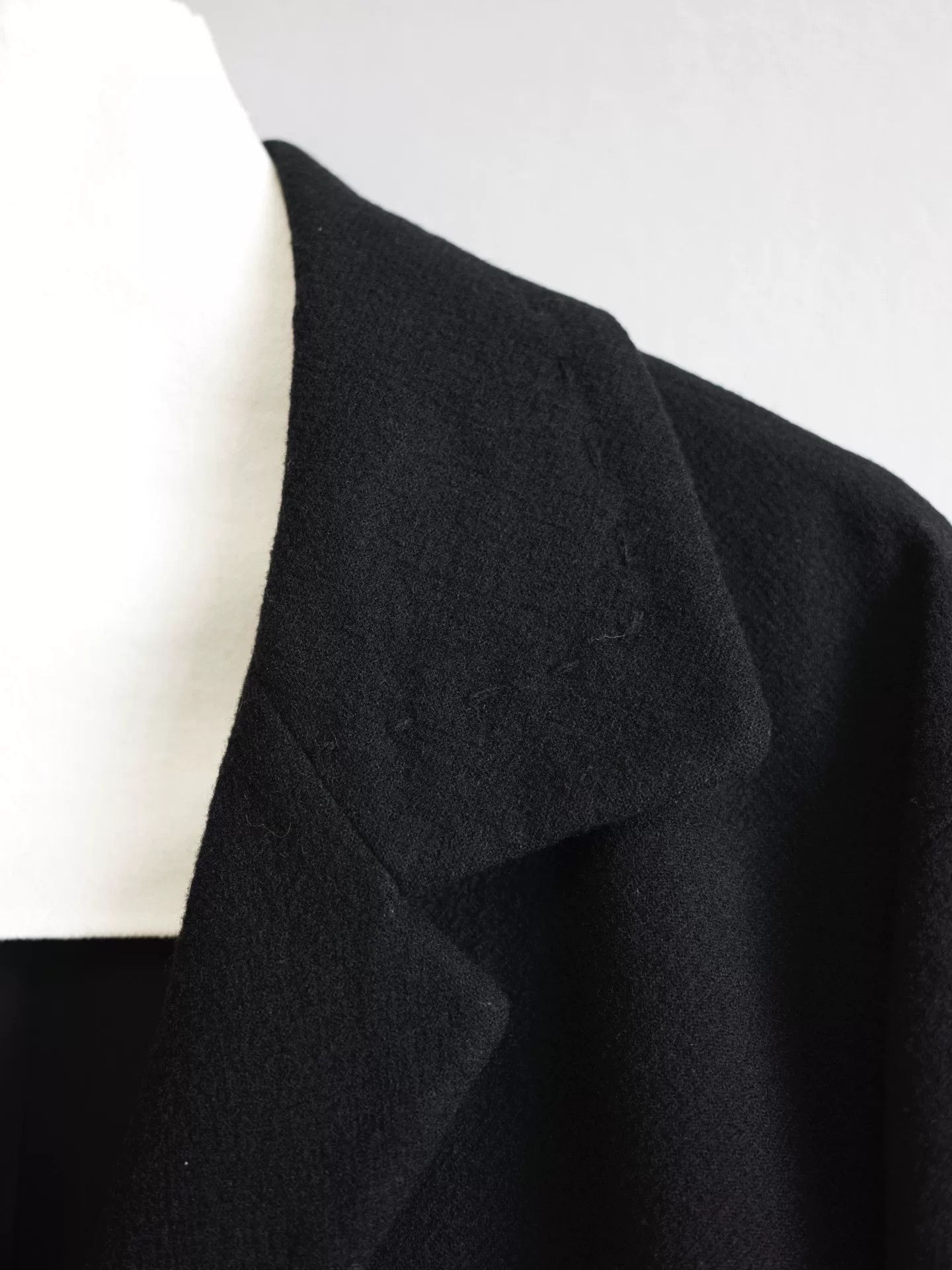 Yohji Yamamoto Yohji Yamamoto Silver Button Black Coat Size US L / EU 52-54 / 3 - 5 Thumbnail