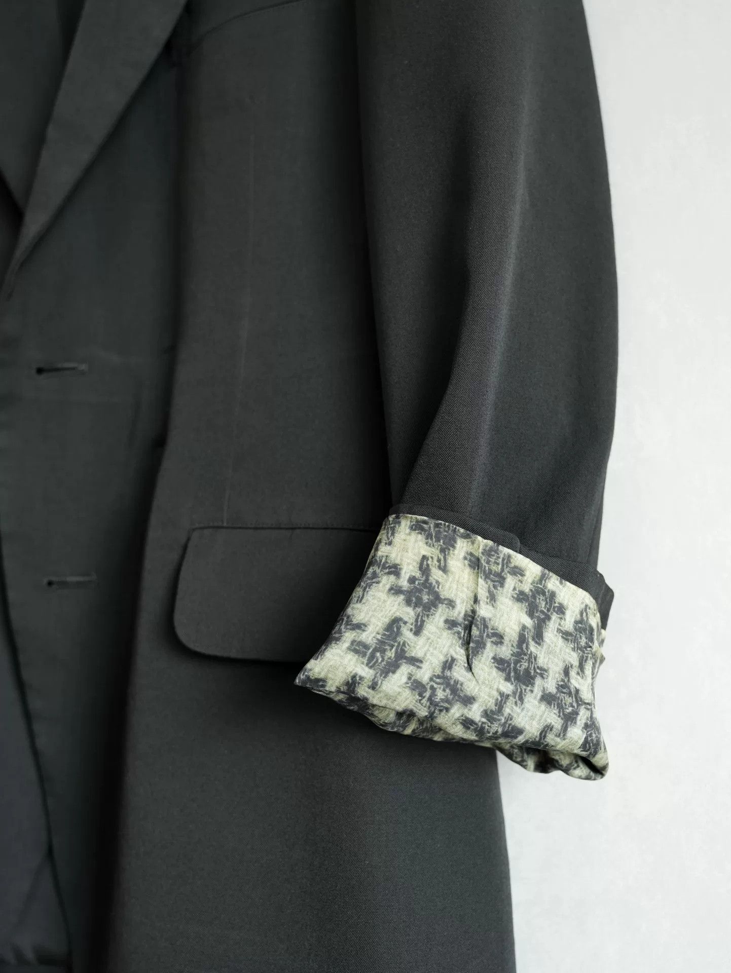 Yohji Yamamoto black Yohji Yamamoto tie jacket Size US S / EU 44-46 / 1 - 8 Thumbnail