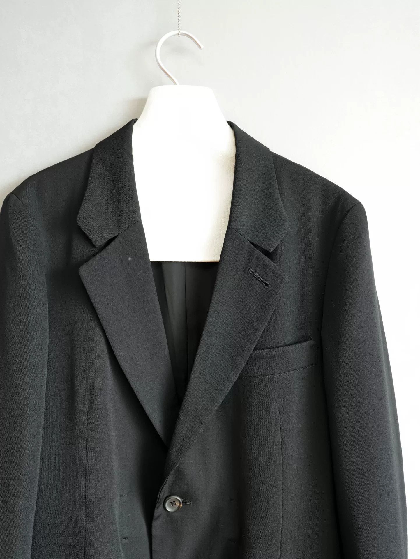 Yohji Yamamoto black Yohji Yamamoto tie jacket Size US S / EU 44-46 / 1 - 5 Thumbnail