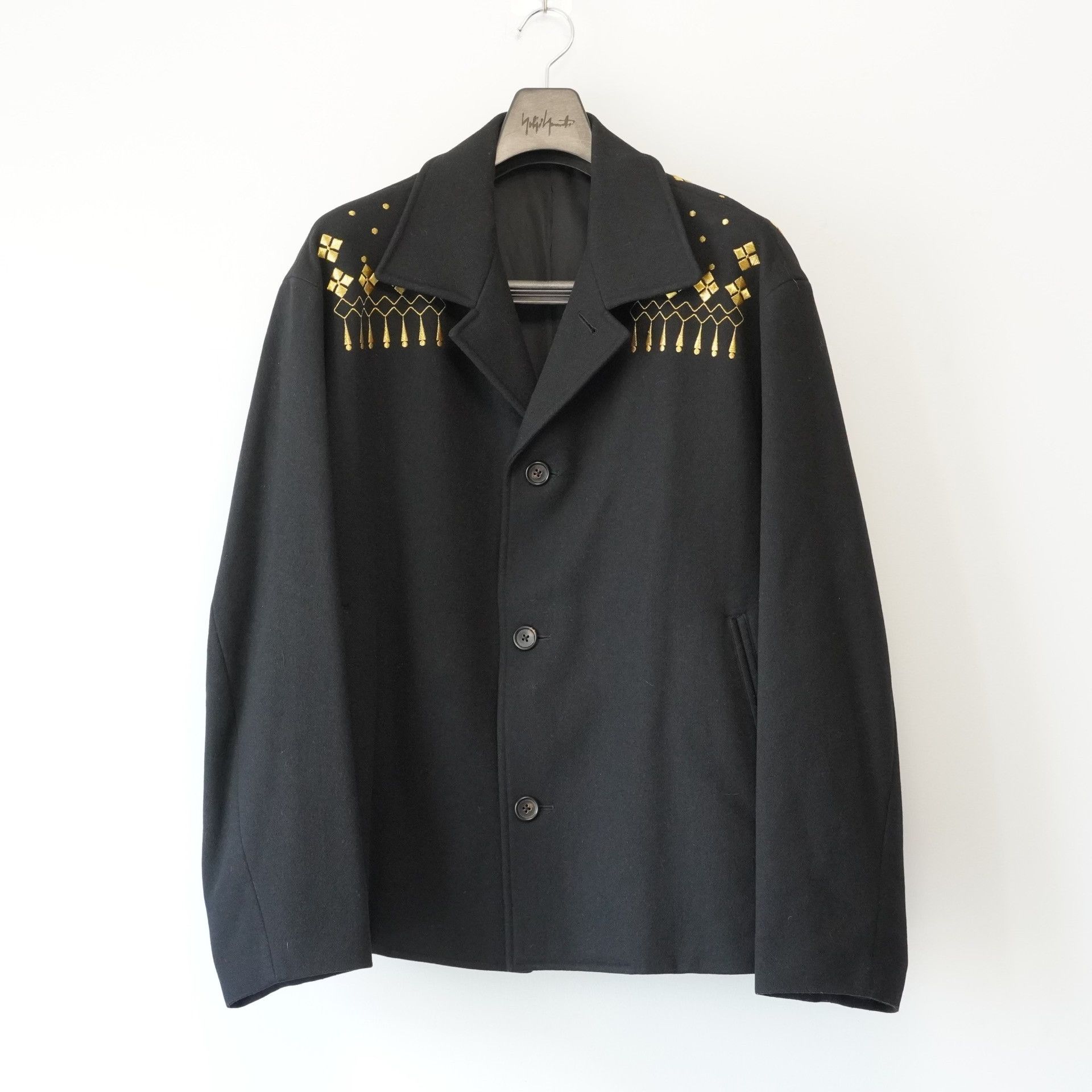 Yohji Yamamoto yohji yamamoto gold embroidered jacket Size US M / EU 48-50 / 2 - 4 Thumbnail