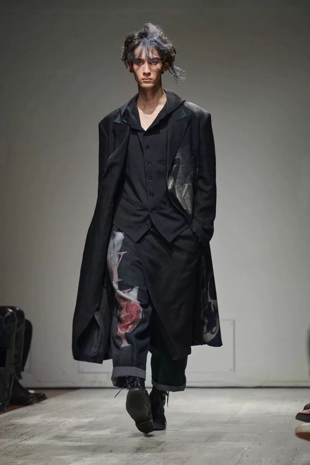 Yohji Yamamoto Yohji Yamamoto Linen Pattern Coat 23SS Size US M / EU 48-50 / 2 - 2 Thumbnail