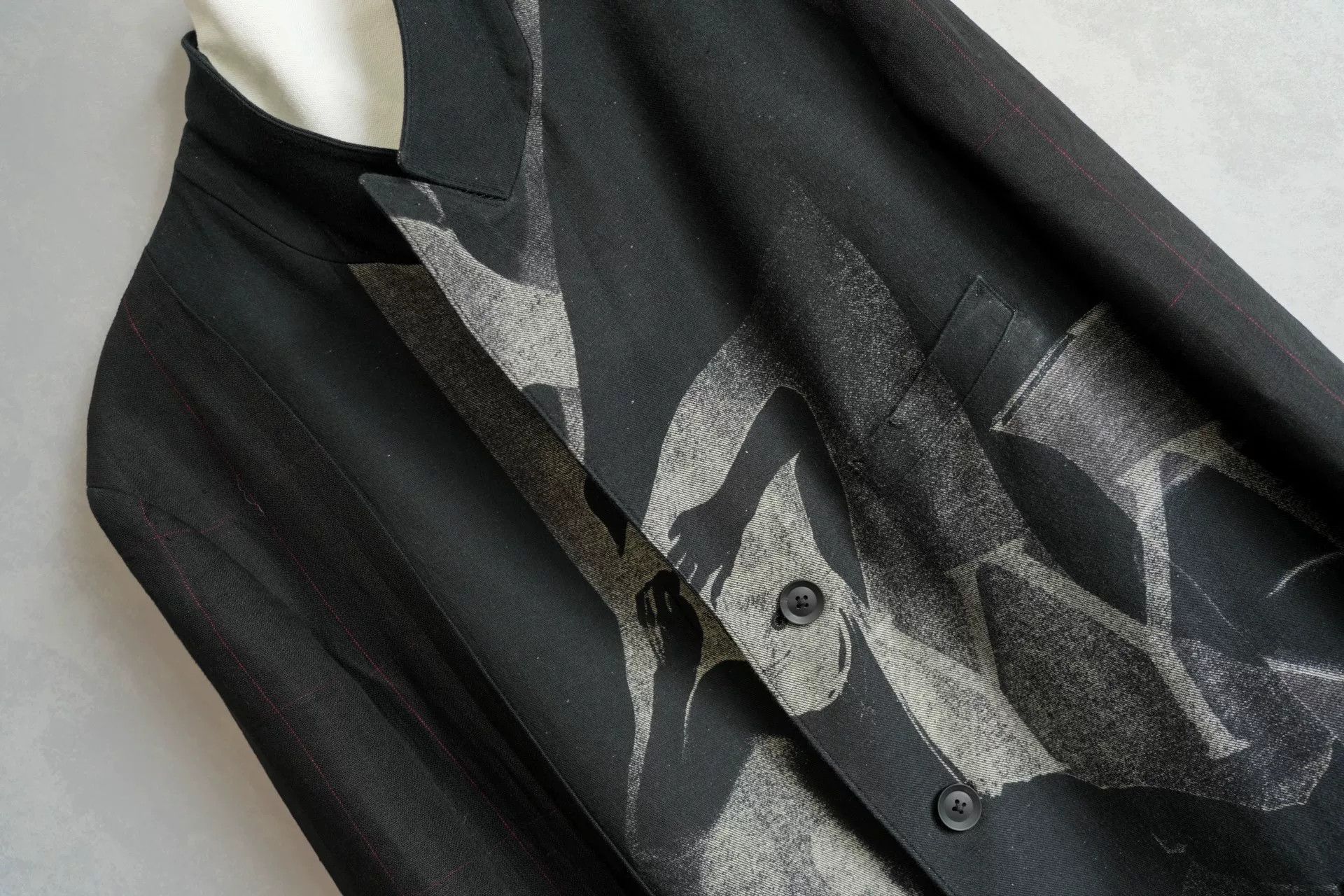 Yohji Yamamoto Yohji Yamamoto Linen Pattern Coat 23SS Size US M / EU 48-50 / 2 - 3 Thumbnail