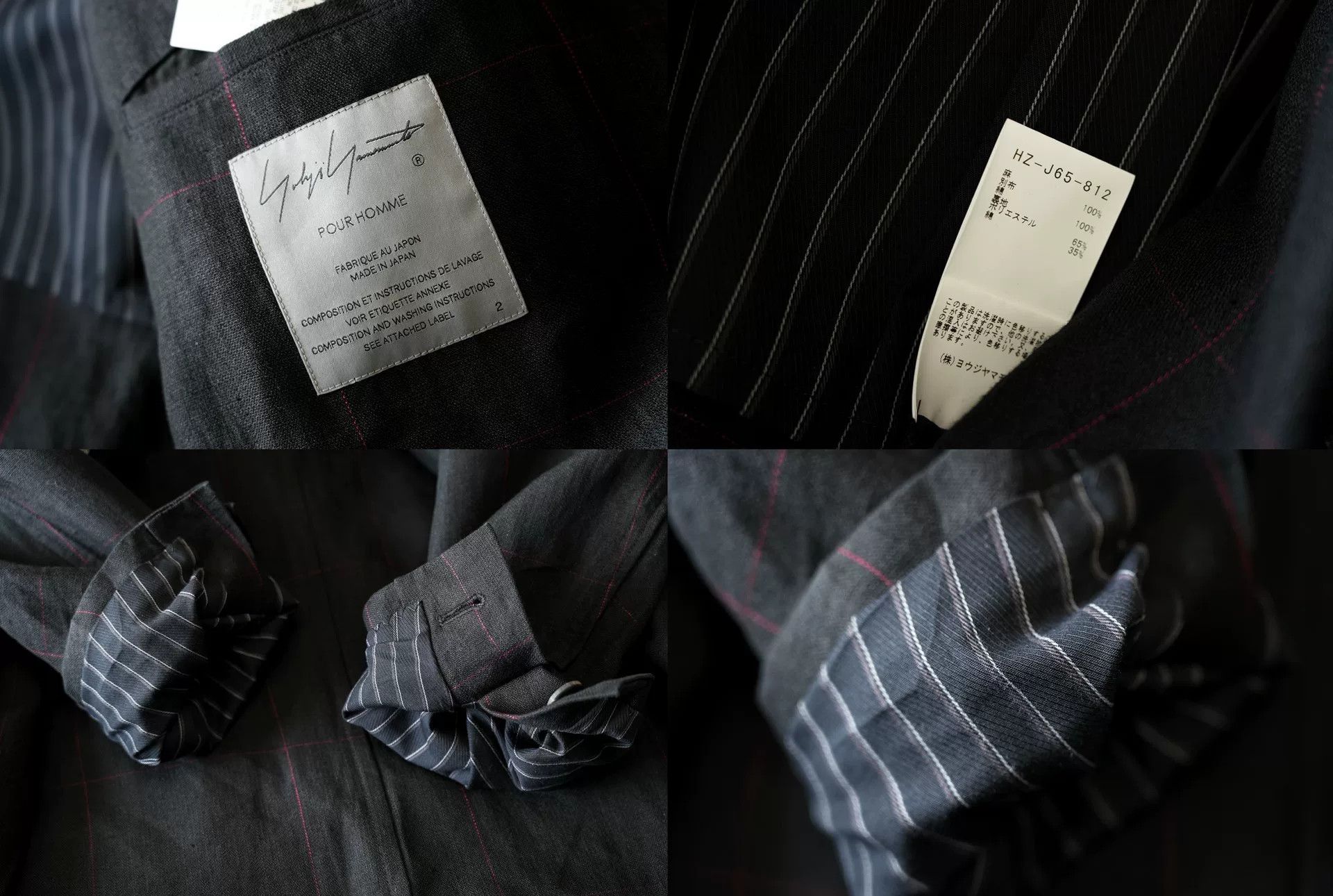 Yohji Yamamoto Yohji Yamamoto Linen Pattern Coat 23SS Size US M / EU 48-50 / 2 - 9 Thumbnail