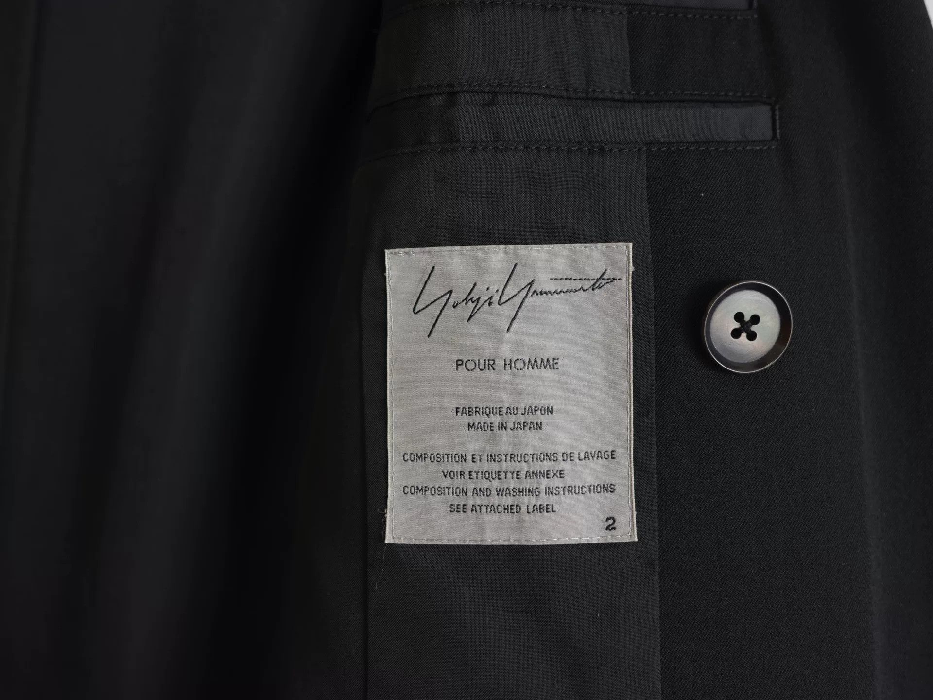Yohji Yamamoto yohji yamamoto double-breasted coat Size US S / EU 44-46 / 1 - 7 Thumbnail