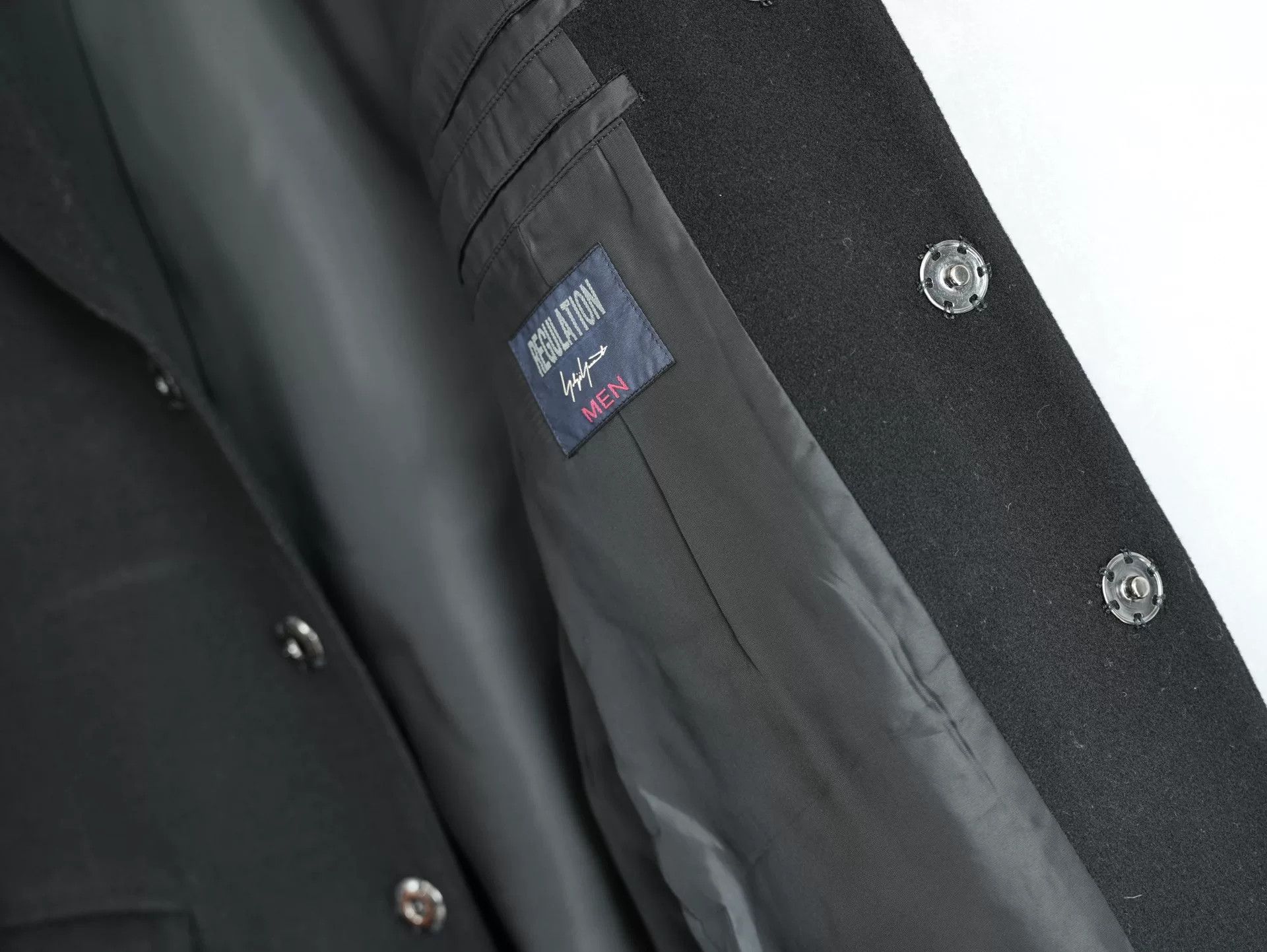 Yohji Yamamoto yohji yamamoto cashmere coat with snap buttons Size US S / EU 44-46 / 1 - 8 Thumbnail