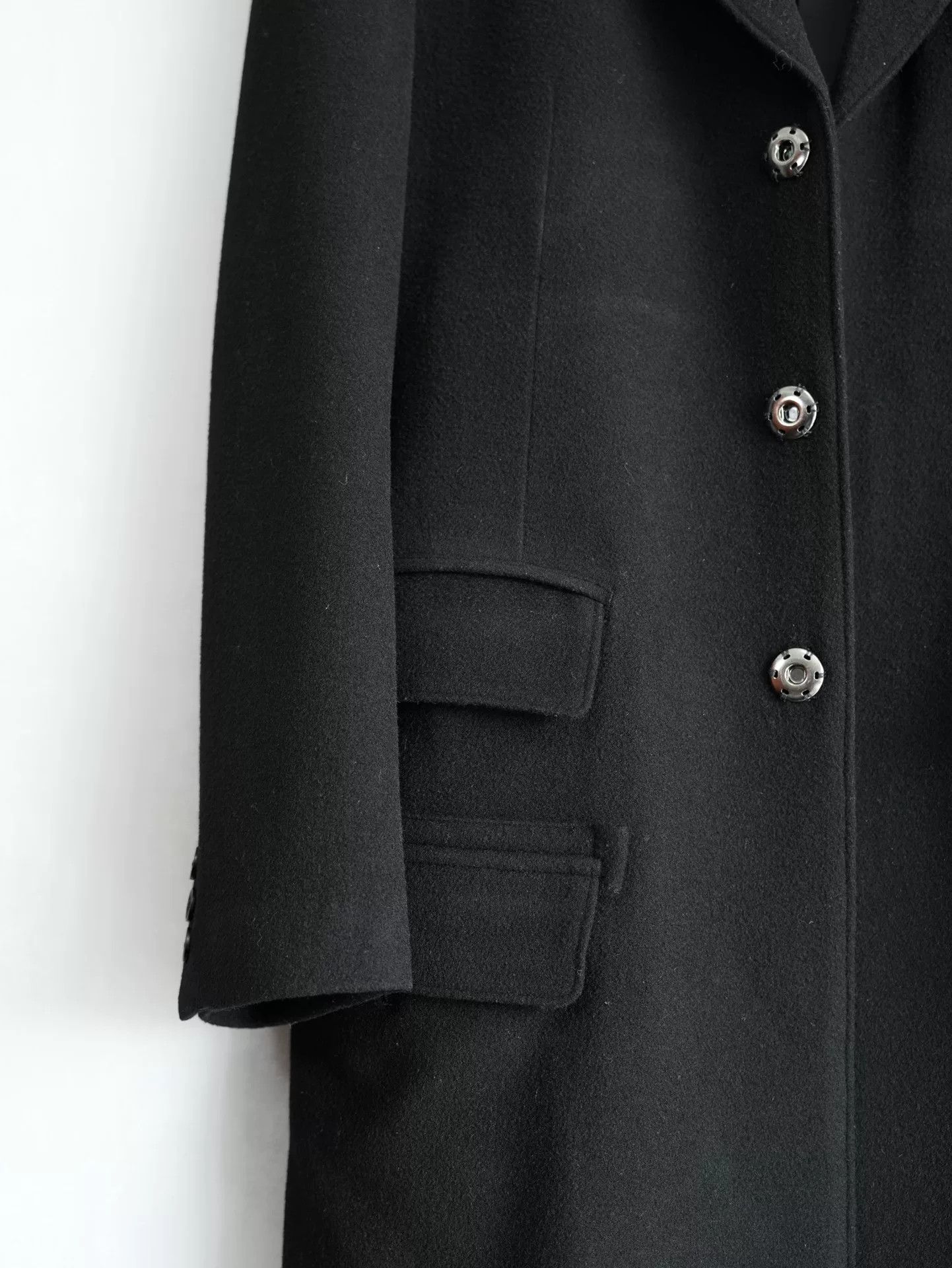 Yohji Yamamoto yohji yamamoto cashmere coat with snap buttons Size US S / EU 44-46 / 1 - 7 Thumbnail