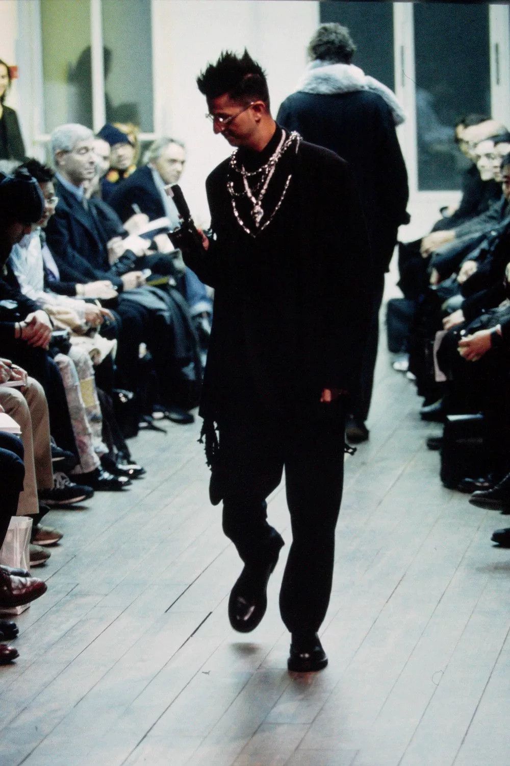 Yohji Yamamoto Yohji Yamamoto Fringed Black Jacket Size S / US 4 / IT 40 - 2 Thumbnail