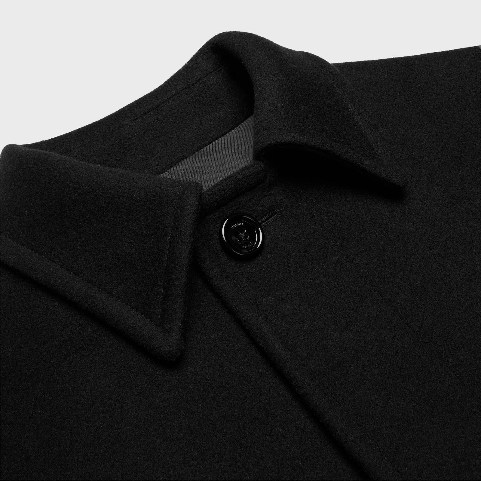 Celine Mac Coat In Double Face Cashmere Wool in Black Size US L / EU 52-54 / 3 - 3 Thumbnail