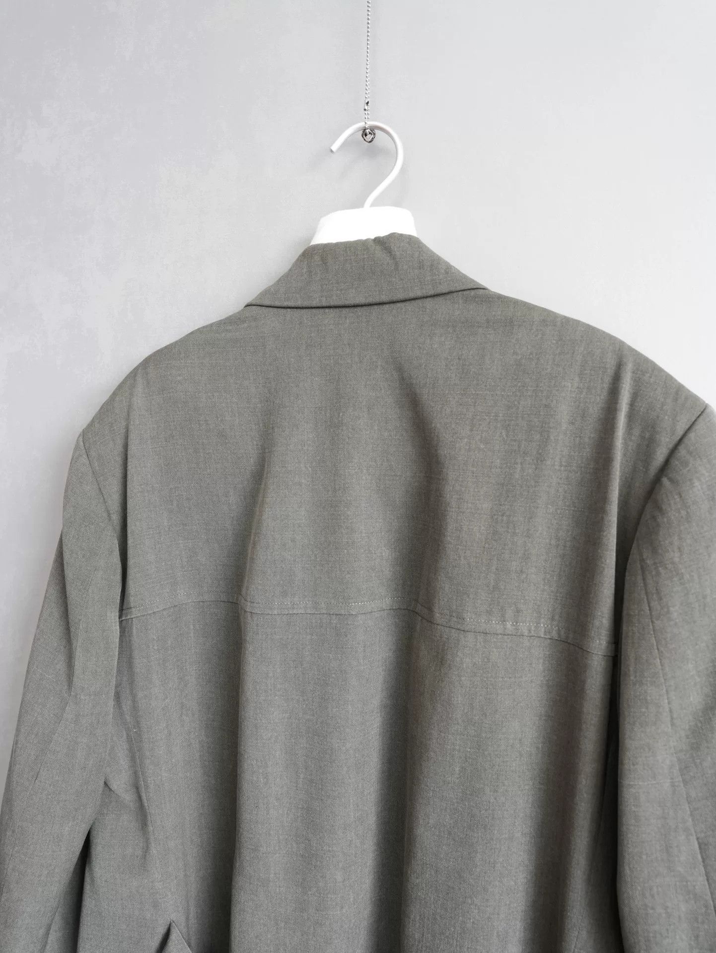 Yohji Yamamoto double-breasted concrete gray jacket Size US M / EU 48-50 / 2 - 8 Thumbnail