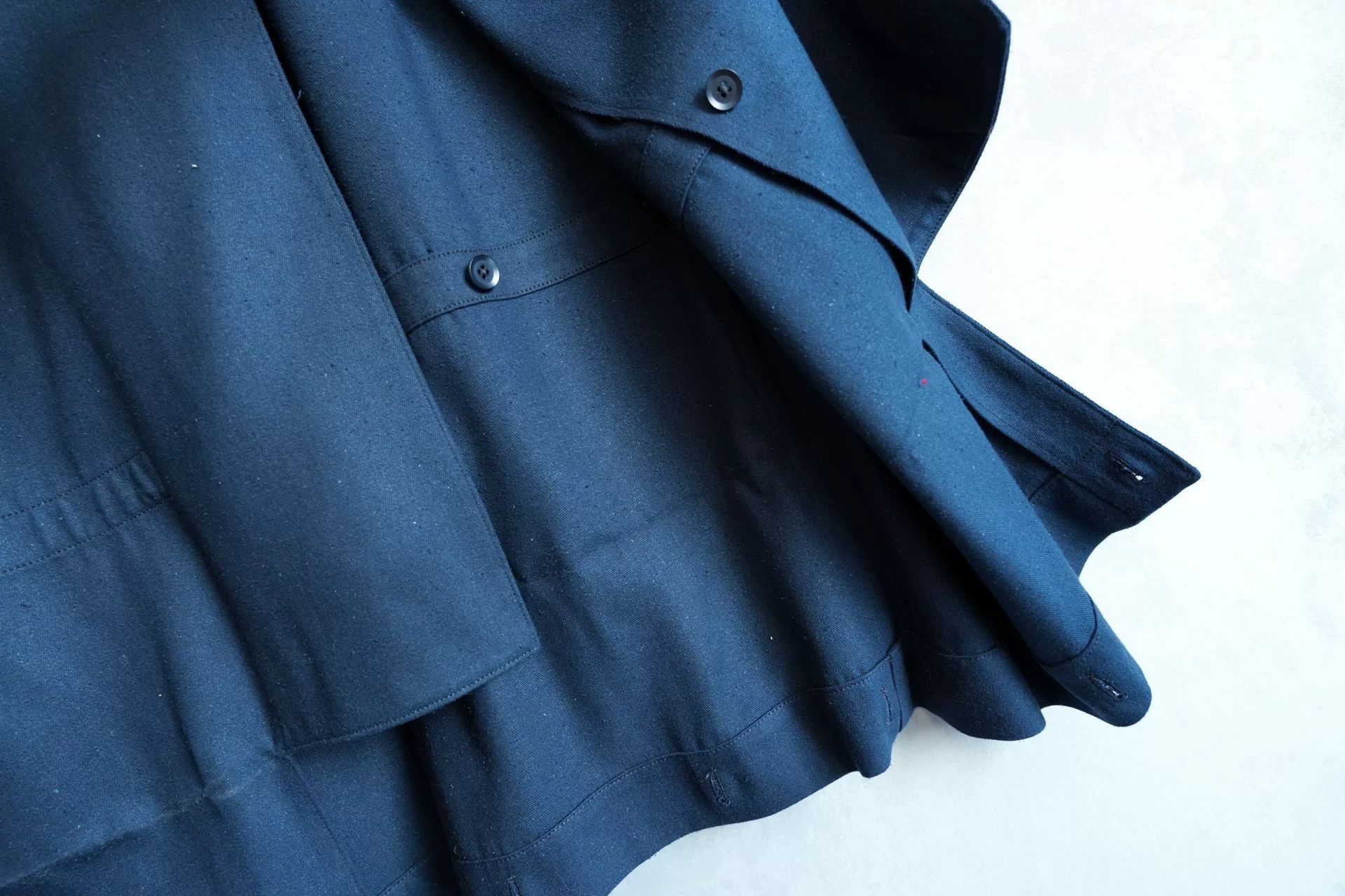 Yohji Yamamoto Yohji Yamamoto Silk Denim Coat Size M / US 6-8 / IT 42-44 - 8 Thumbnail