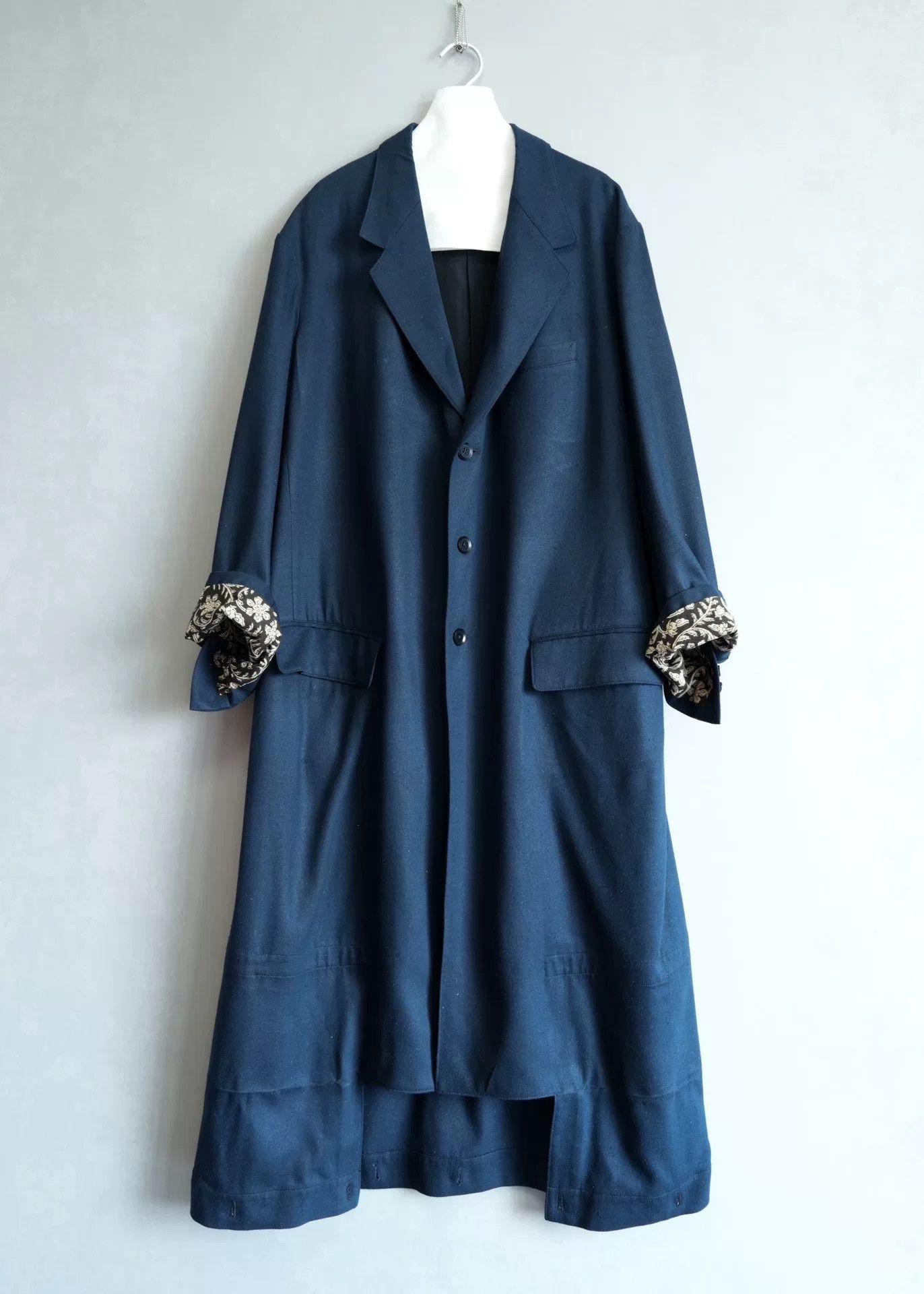 Yohji Yamamoto Yohji Yamamoto Silk Denim Coat Size M / US 6-8 / IT 42-44 - 4 Thumbnail