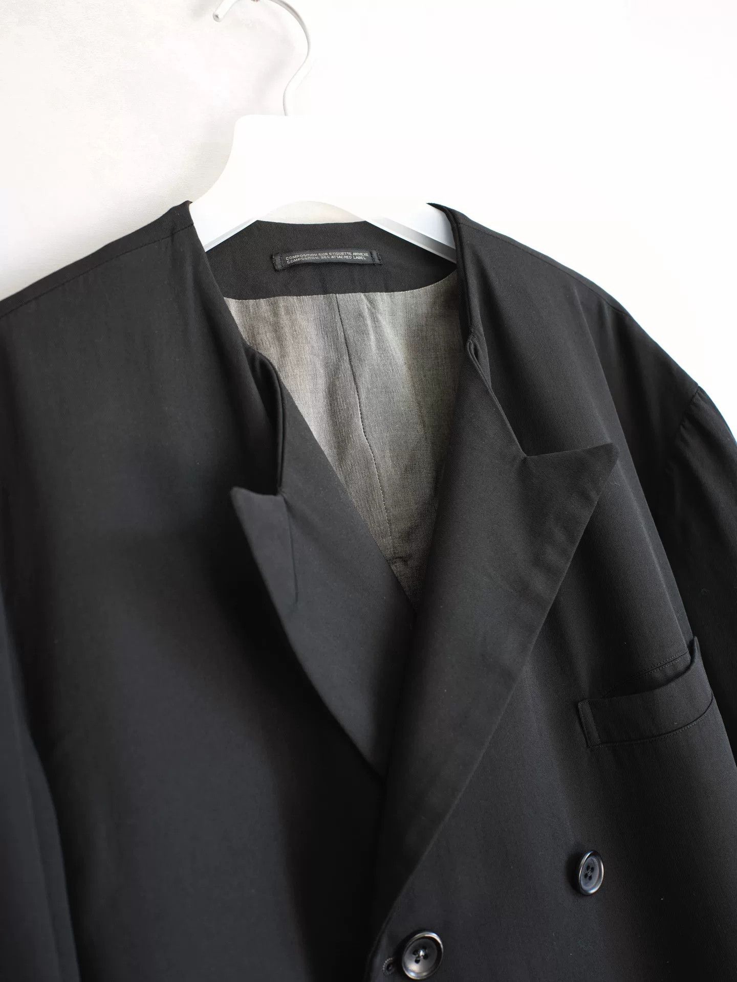 Yohji Yamamoto Yohji Yamamoto Double-Breasted Coat Size US M / EU 48-50 / 2 - 5 Thumbnail