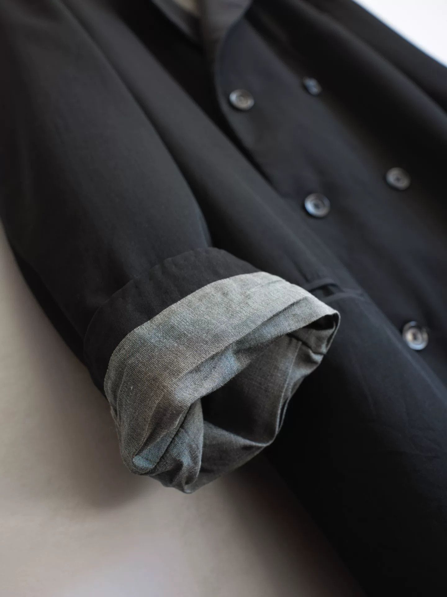 Yohji Yamamoto Yohji Yamamoto Double-Breasted Coat Size US M / EU 48-50 / 2 - 6 Thumbnail