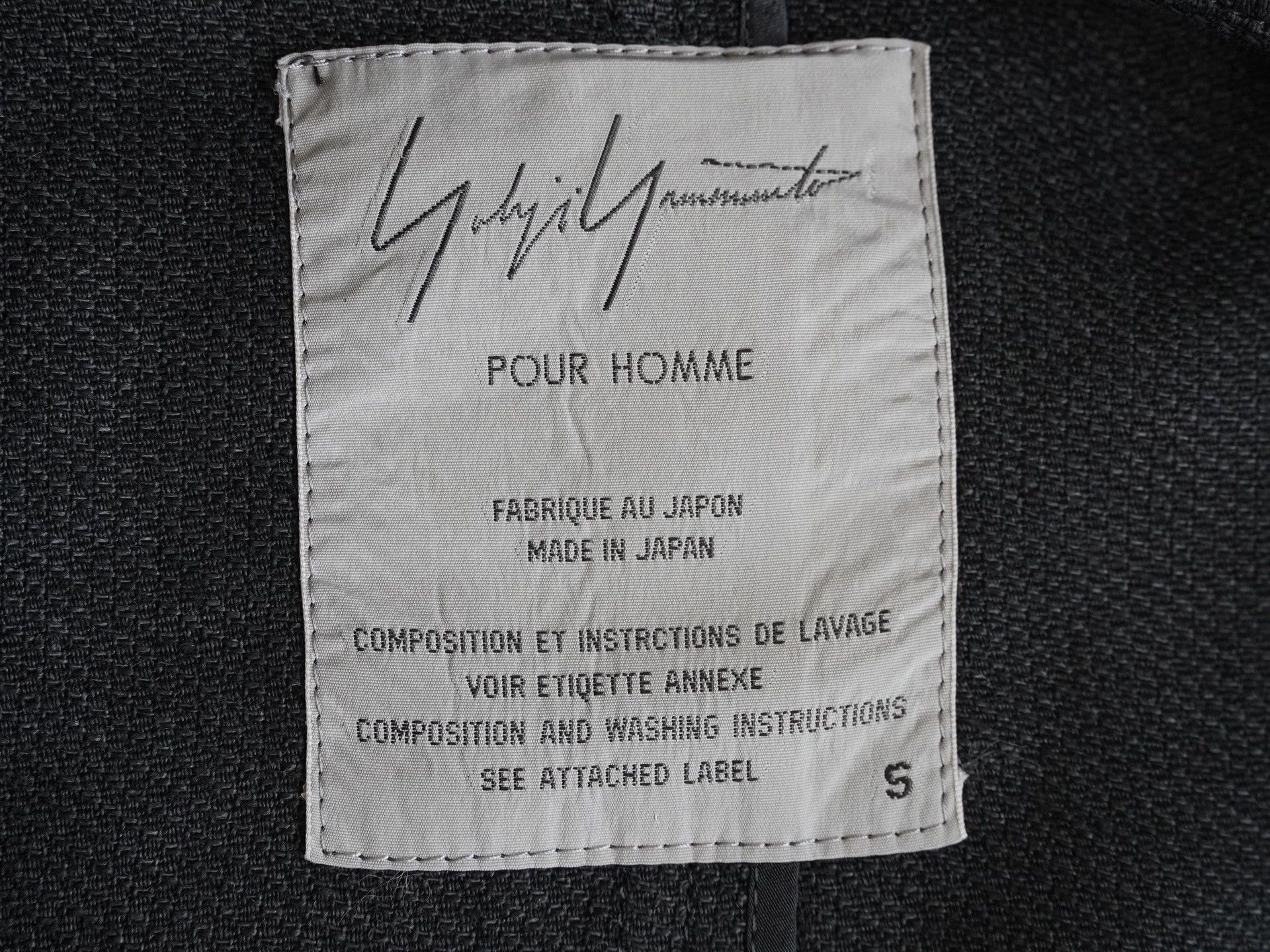 Yohji Yamamoto Yohji Yamamoto 1990SS White Trim Jacket Size US S / EU 44-46 / 1 - 7 Thumbnail